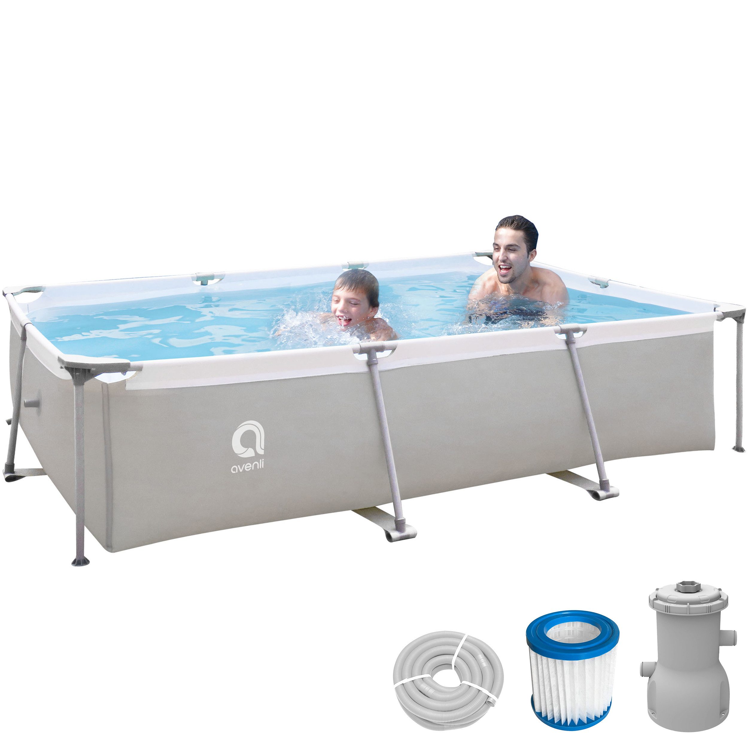 Framepool Frame Rectangular Pool Set 300 x 207 x 65 cm