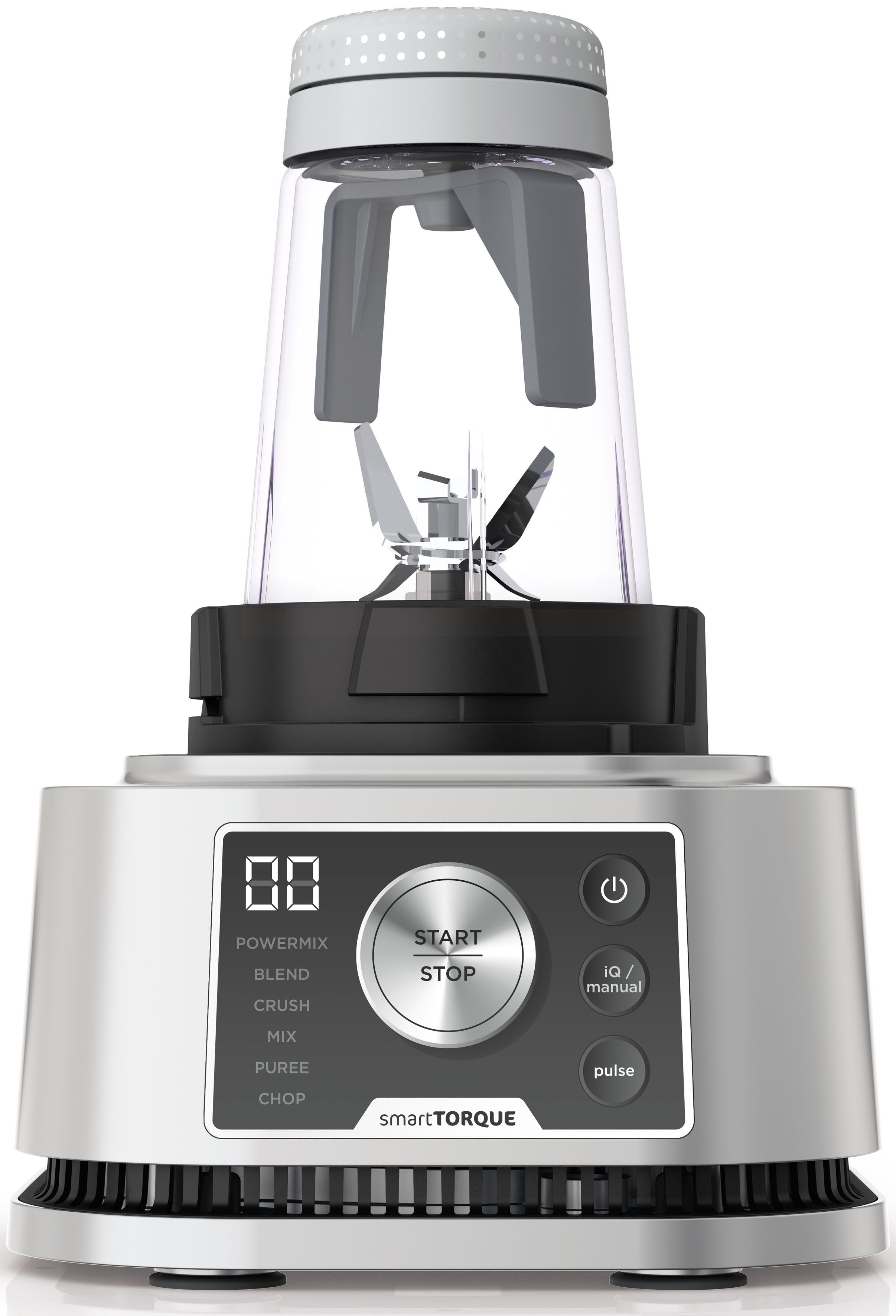NINJA Standmixer 3-in-1 Power Nutri Mixer, 1200 W, mit Smart Torque & Auto-iQ – CB350EU