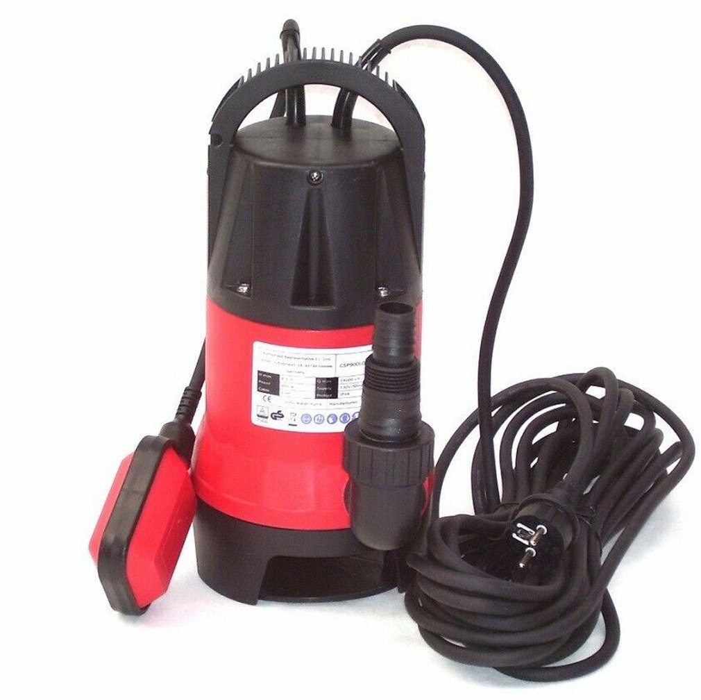 Apex Schmutzwasser-Tauchpumpe Schmutzwassertauchpumpe Tauchpumpe 900W Schmutzwasserpumpe 44325