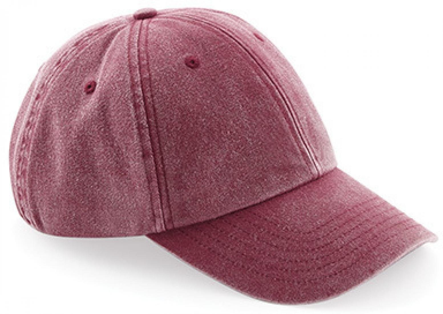 Beechfield® Baseball Cap Low Profile Vintage Cap / 6-Panel-Design günstig online kaufen