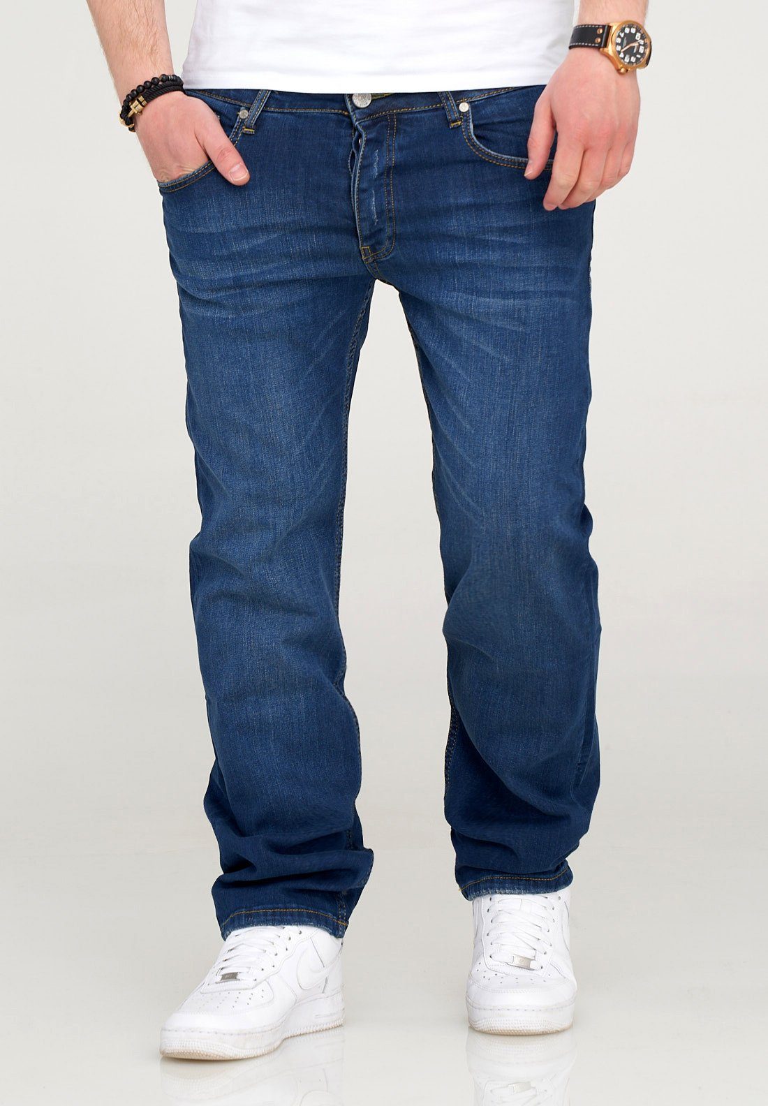 SOULSTAR Straight-Jeans MJDINO Herren Jeanshose
