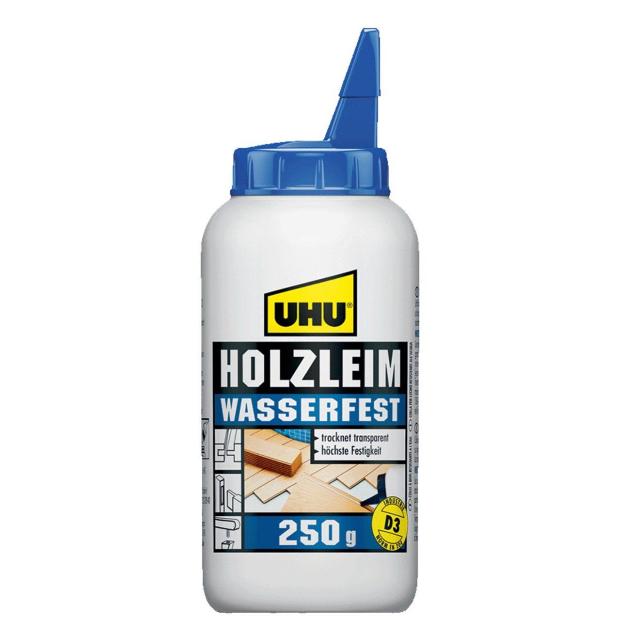 UHU Klebstoff UHU Holzleim wasserfest 250 g