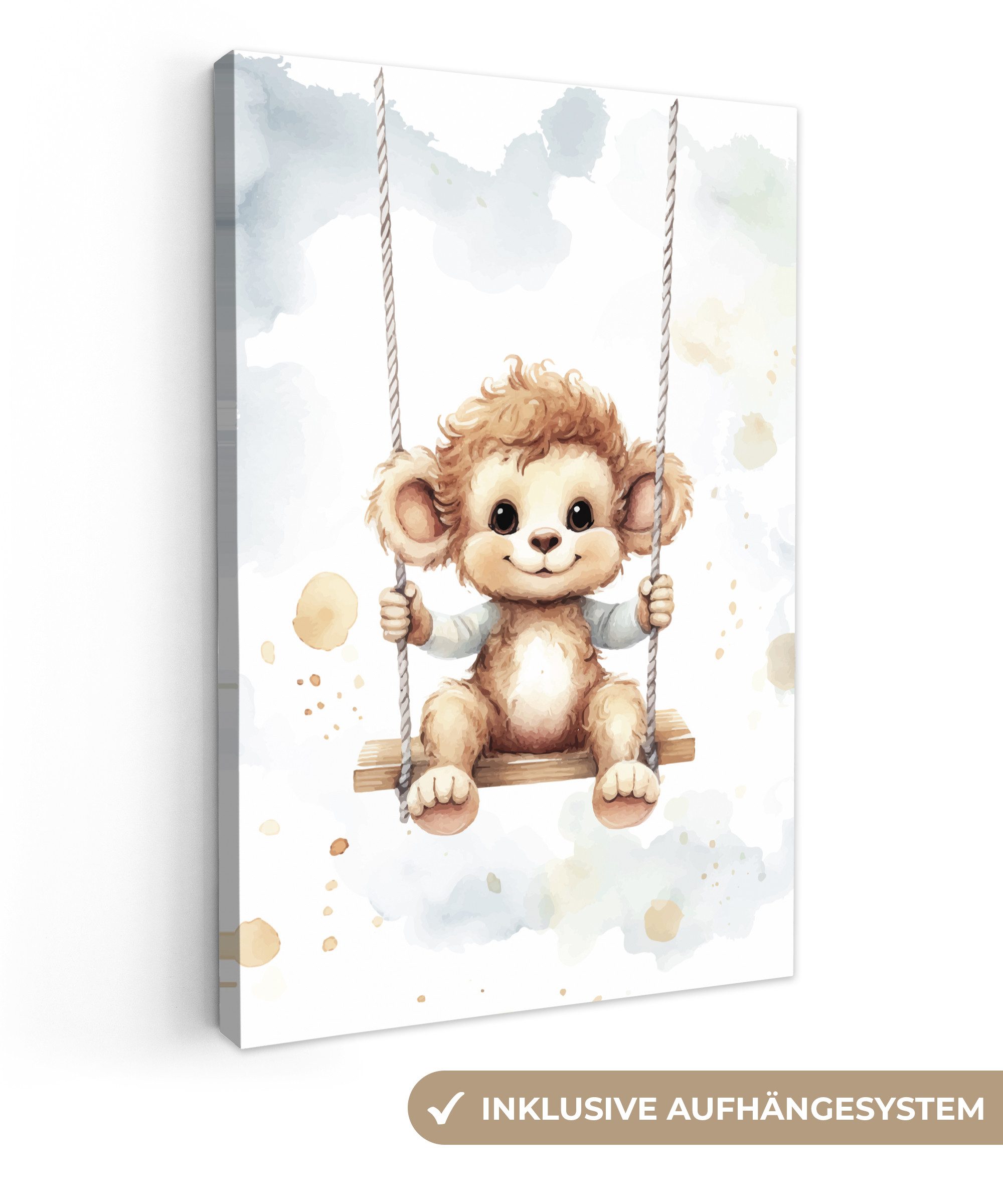 OneMillionCanvasses® Leinwandbild Affe - Tier - günstig online kaufen