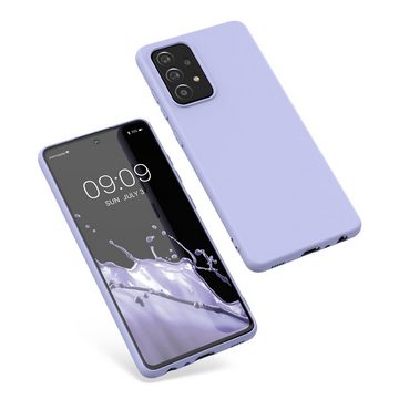 kwmobile Handyhülle Hülle für Samsung Galaxy A52 / A52 5G / A52s 5G, Hülle Silikon - Soft Handyhülle - Handy Case Cover - Pastell Lavendel