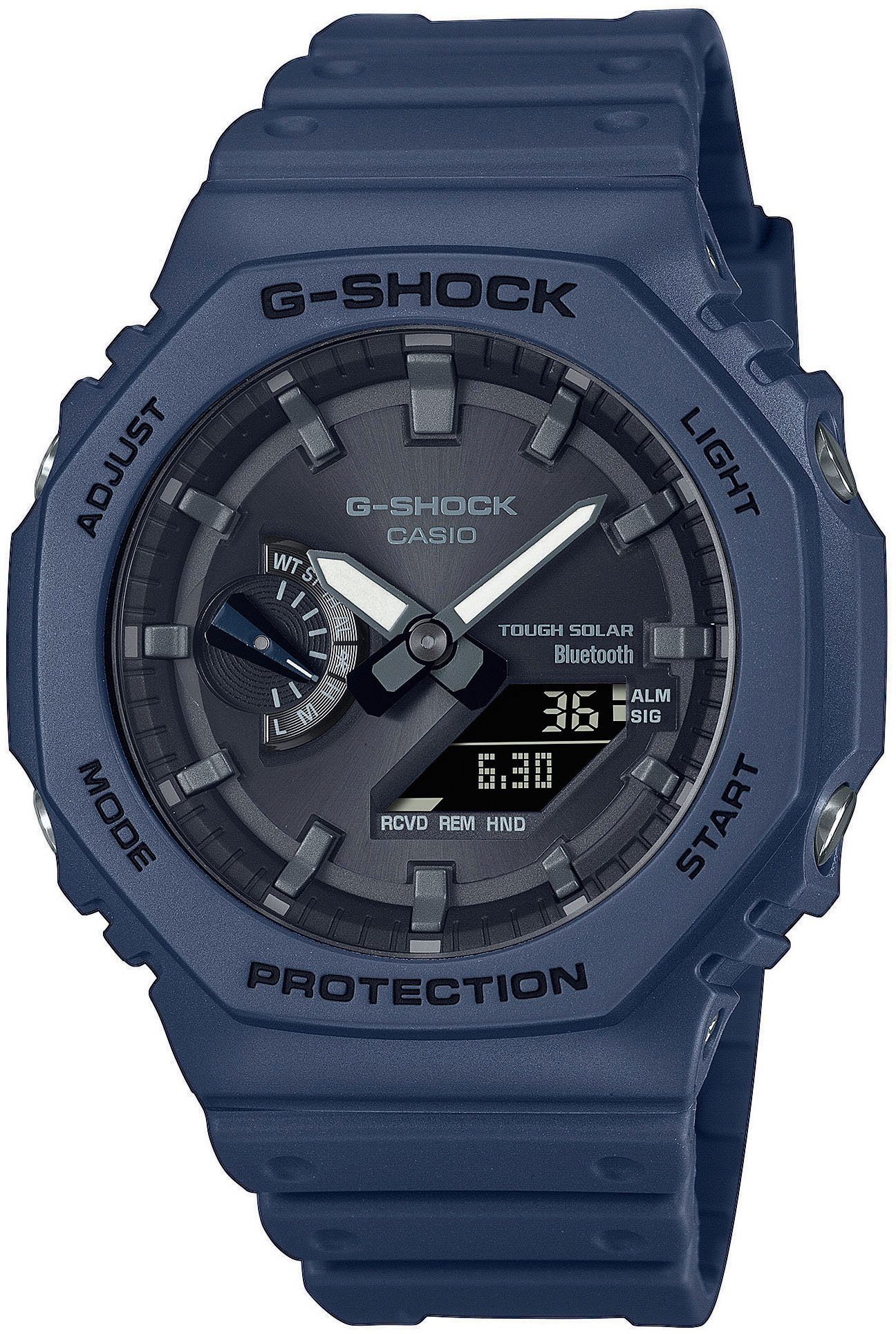 CASIO G-SHOCK GA-B2100 Smartwatch, Solaruhr, Armbanduhr, Herrenuhr, Stoppfunktion, Weltzeit