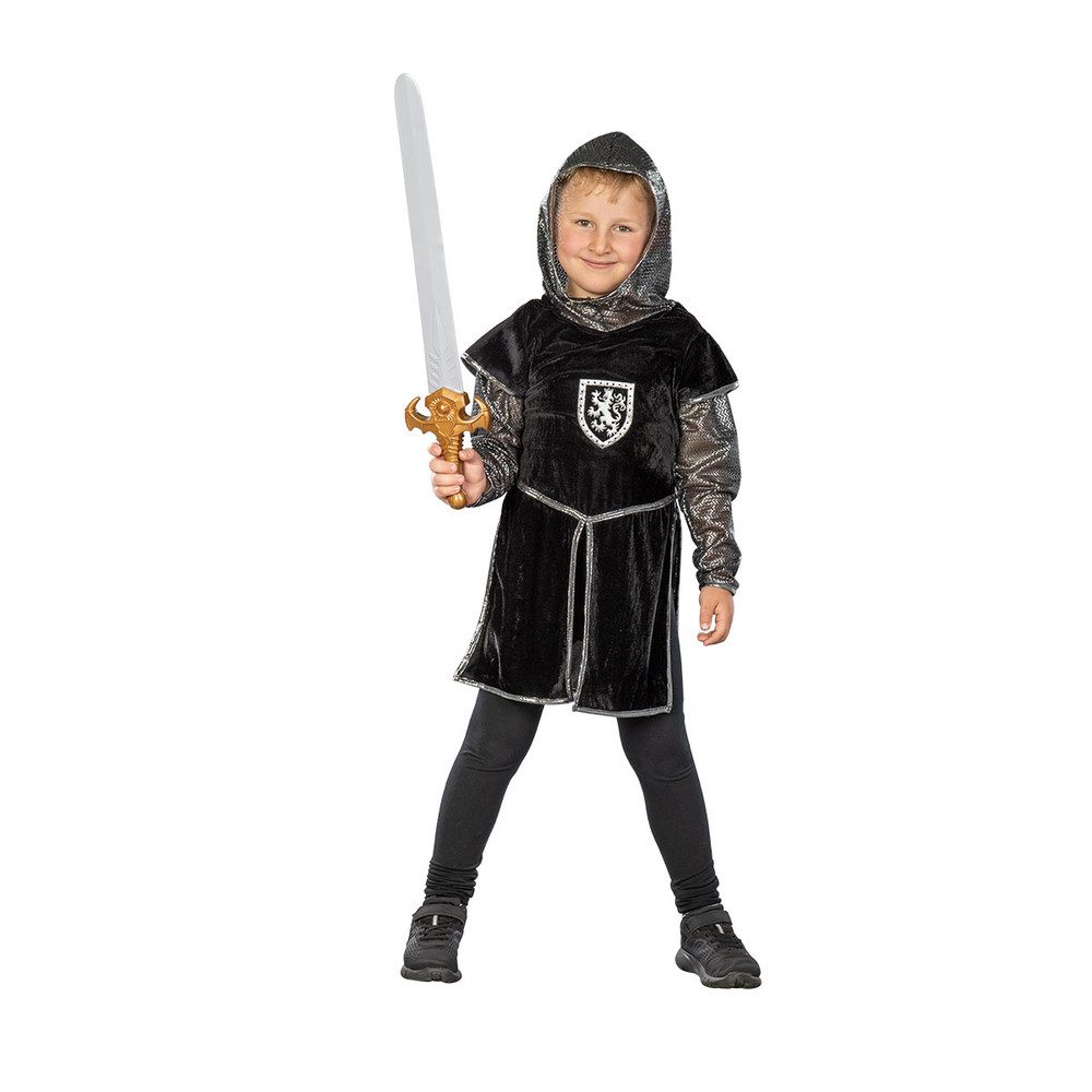 MICA Kostüm Kinderkostüm - Schwarzer Ritter - Gr. 110 - 116 cm