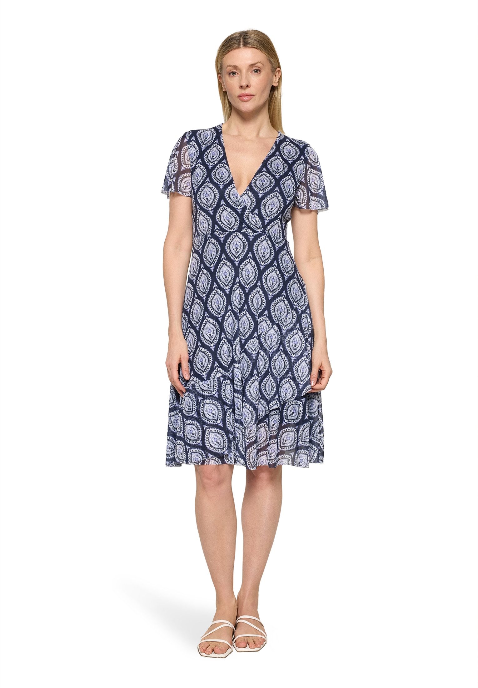 Cartoon Volantkleid Damen mit Rüschen