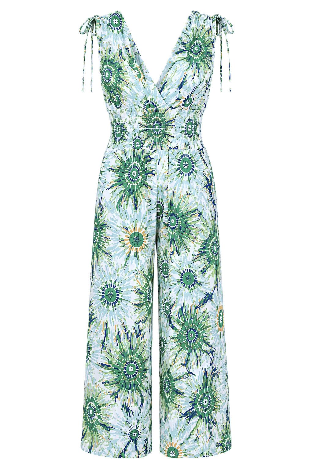 ITALY VIBES Jumpsuit - Overall Damen - sommerlicher All-Over-Print - ITALY VIBES