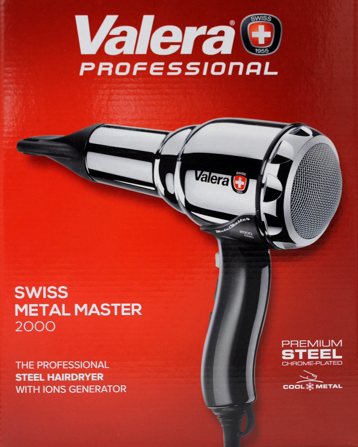 Valera Haartrockner Valera 584.02ID Swiss Metal Master 2000 Haartrockner Chrom 2000W
