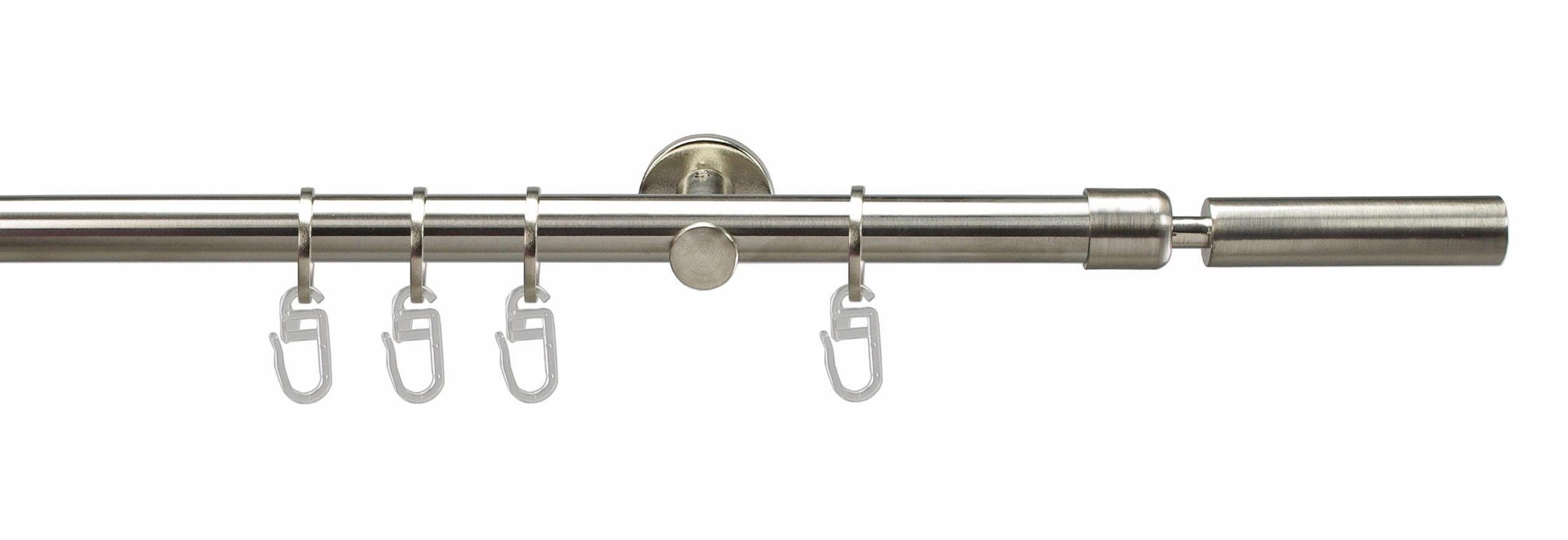 Liedeco Gardinenstange Turin, Ø 16 mm, 1-läufig, Fixmaß, verschraubt, Metal günstig online kaufen