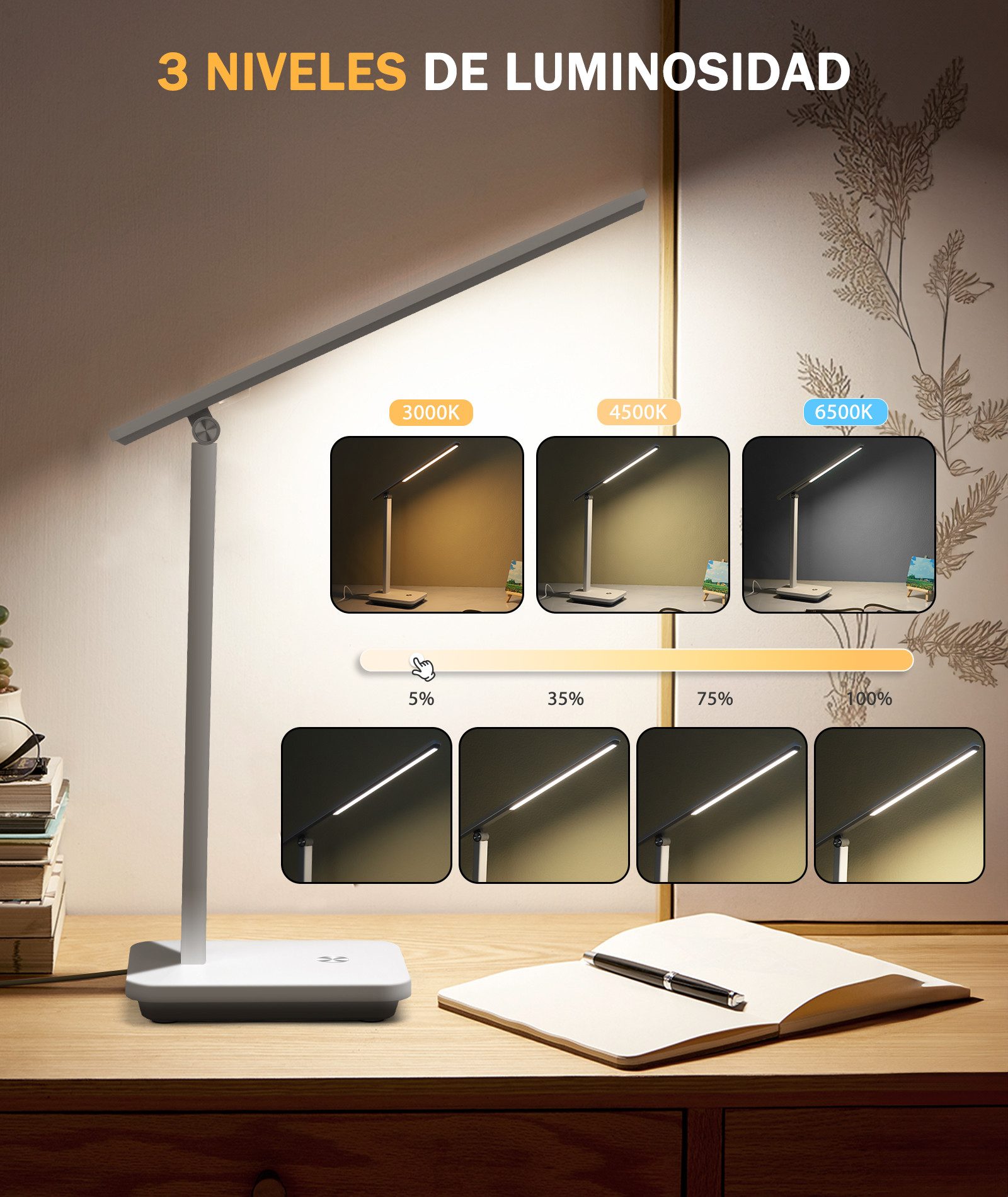 Aigostar LED Schreibtischlampe Schreibtischlampe LED dimmbar, günstig online kaufen
