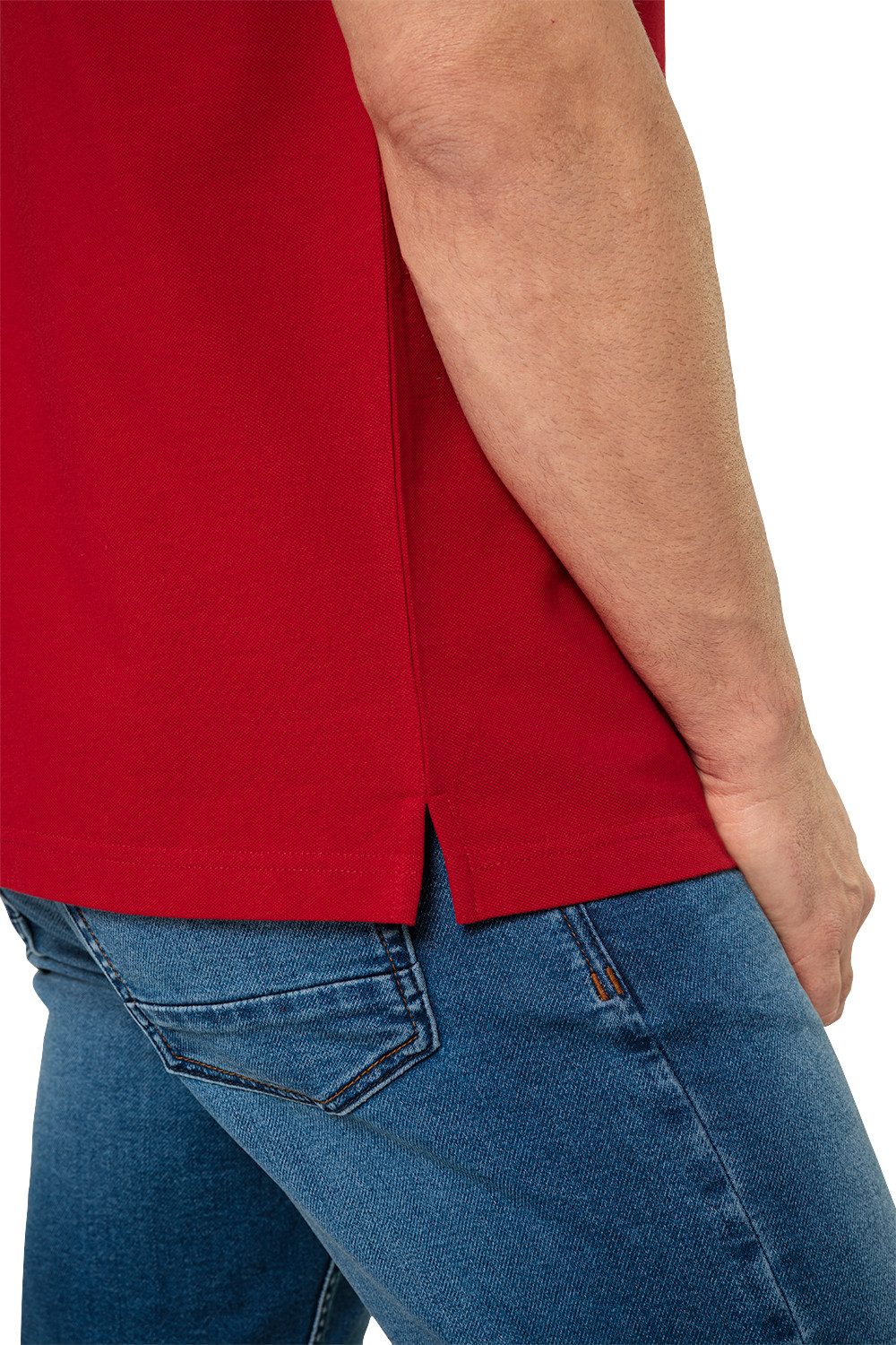 Franco Bettoni Poloshirt hohe Hautverträglichkeit durch 100% Baumwolle