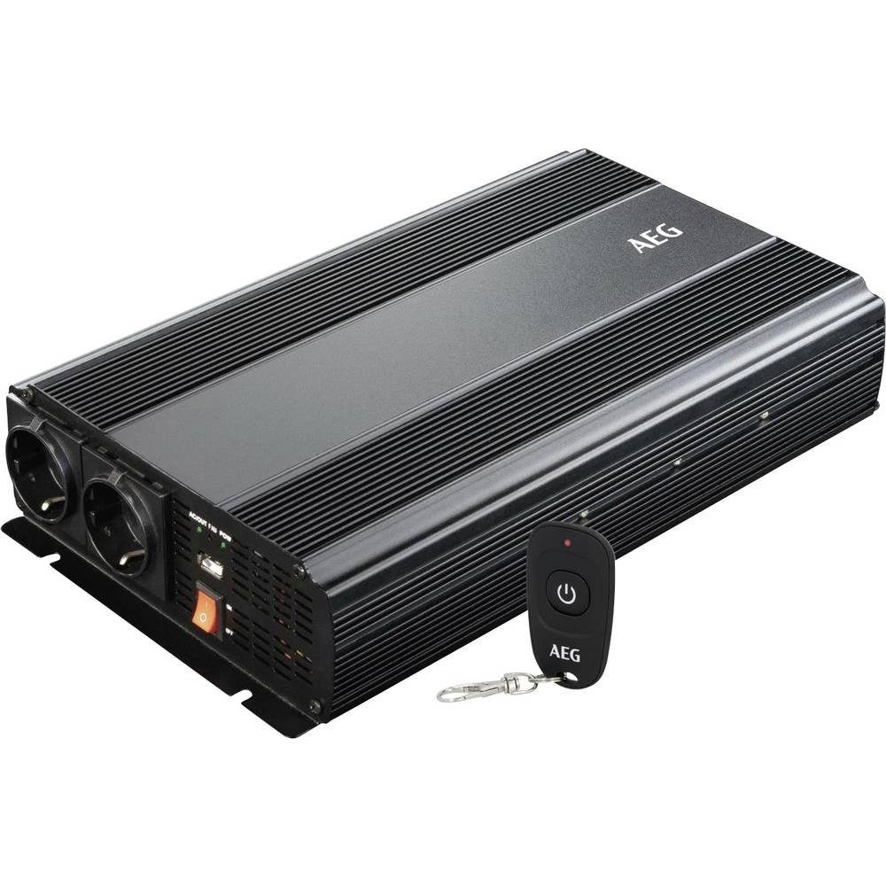 AEG Wechselrichter Wechselrichter 10058 1500 W 12 V/DC - 230 V/AC Fernbedienbar, Fernbedienbar