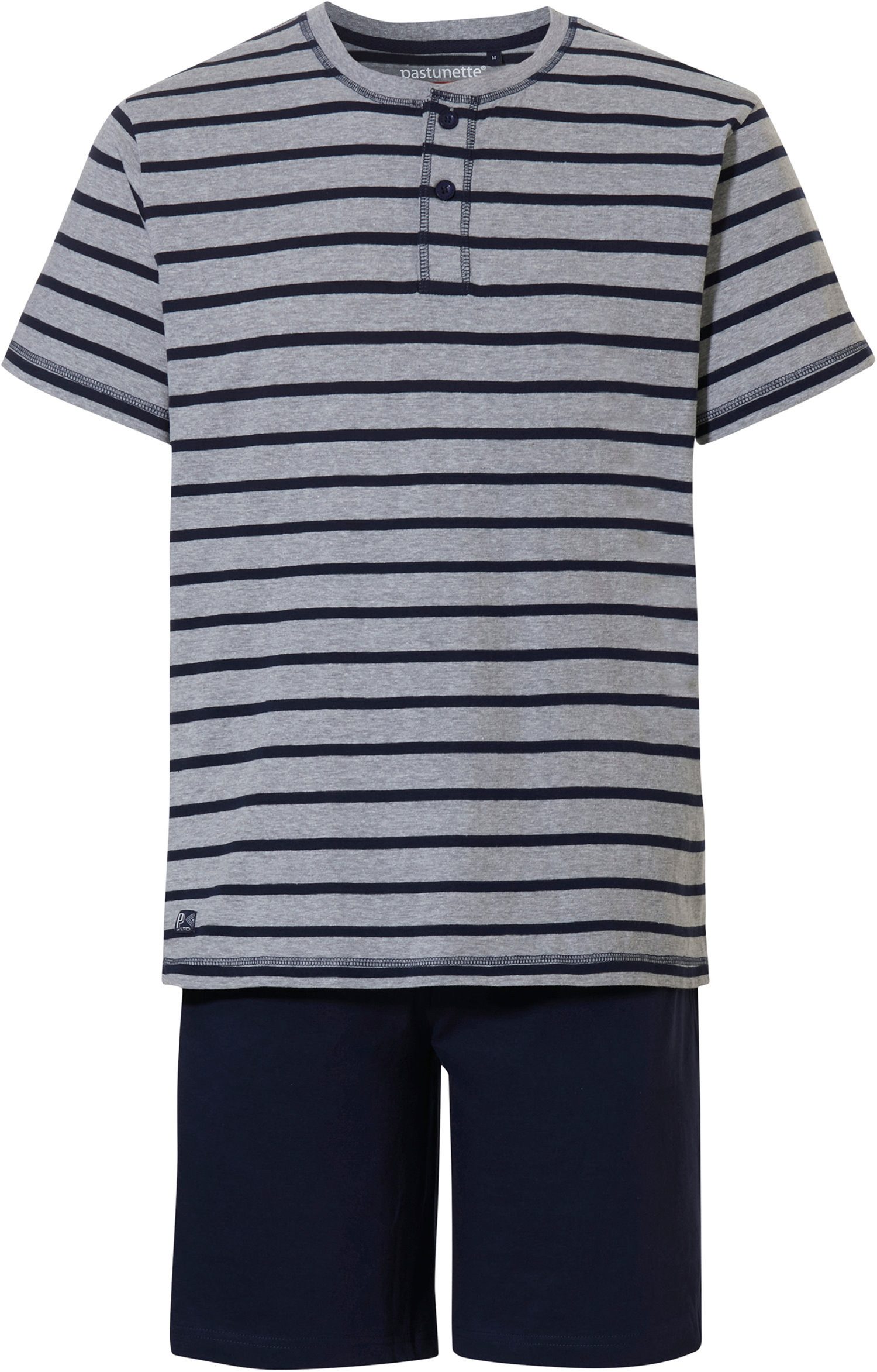 Pastunette Shorty Sportlicher Herren Pyjama kurz (2 tlg) modisch