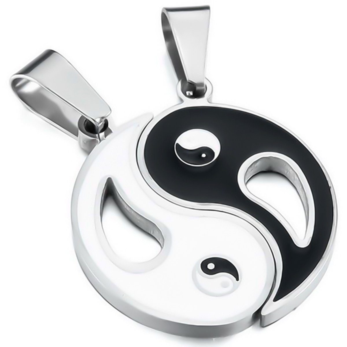 Schmuck-Elfe Partnerkette YIN Set YANG 4tlg. (Set)