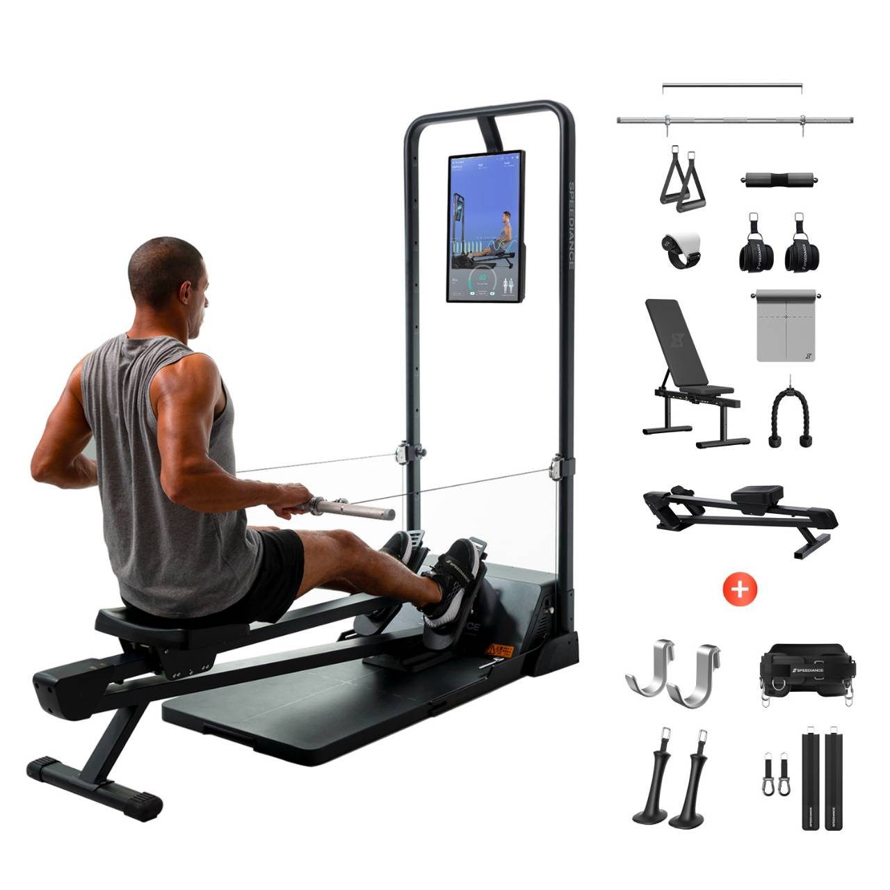 SPEEDIANCE Ganzkörpertrainer Kompakte und platzsparende Kraftstation Home Gym