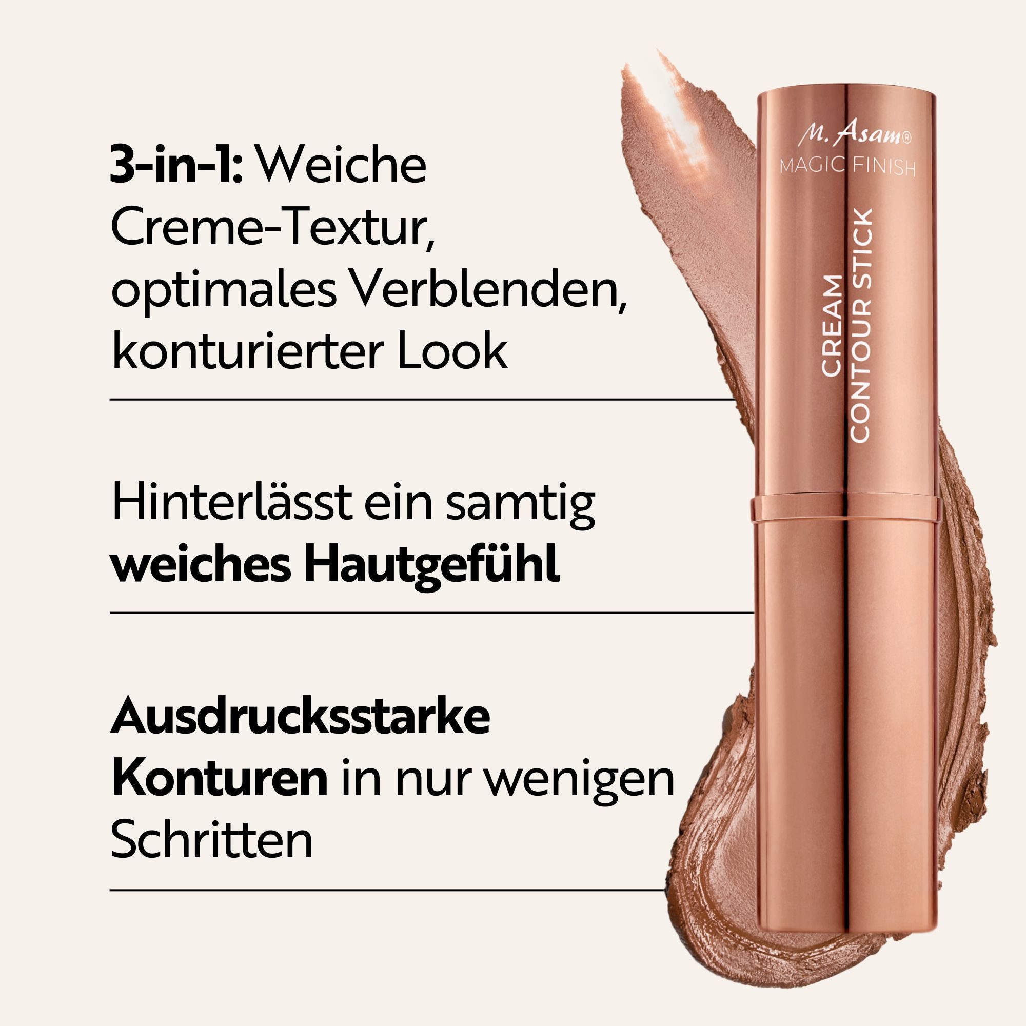 M. Asam Contouring-Stick Magic Finish Cream Contour Stick light-medium