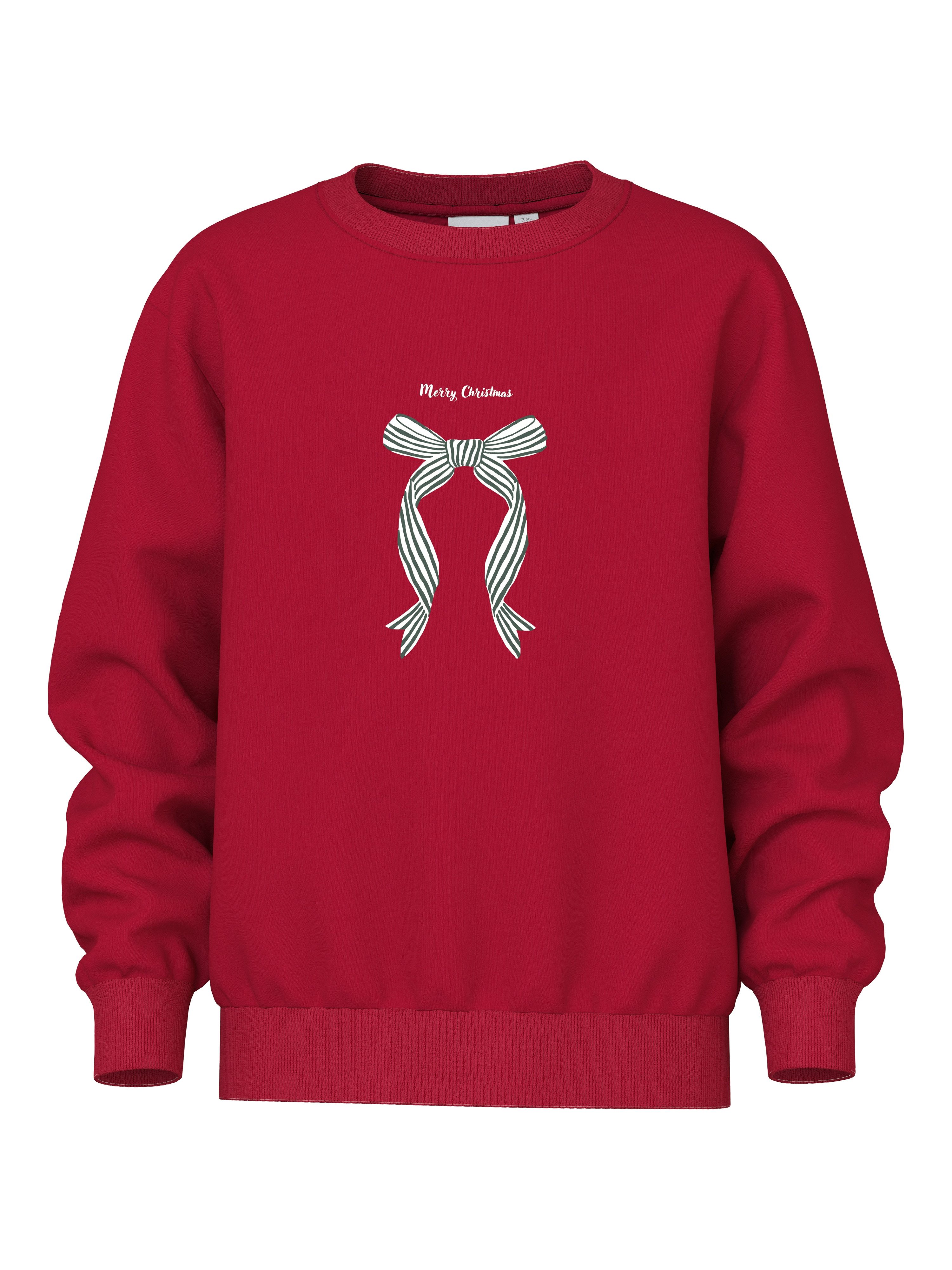Name It Sweatshirt NKFVISMAS LS NREG SWEAT BRU – Bild 2 von 4