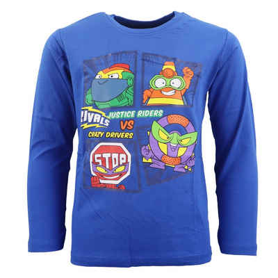 Superzings Langarmshirt Super Zings Jungen Kinder Shirt Gr. 98 bis 128, 100% Baumwolle