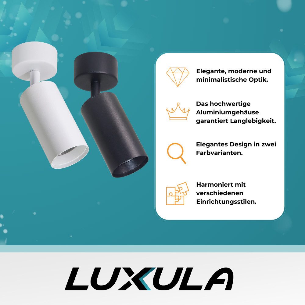 LUXULA LED Aufbaustrahler LUXULA LED Aufbauspot 35 W weiß