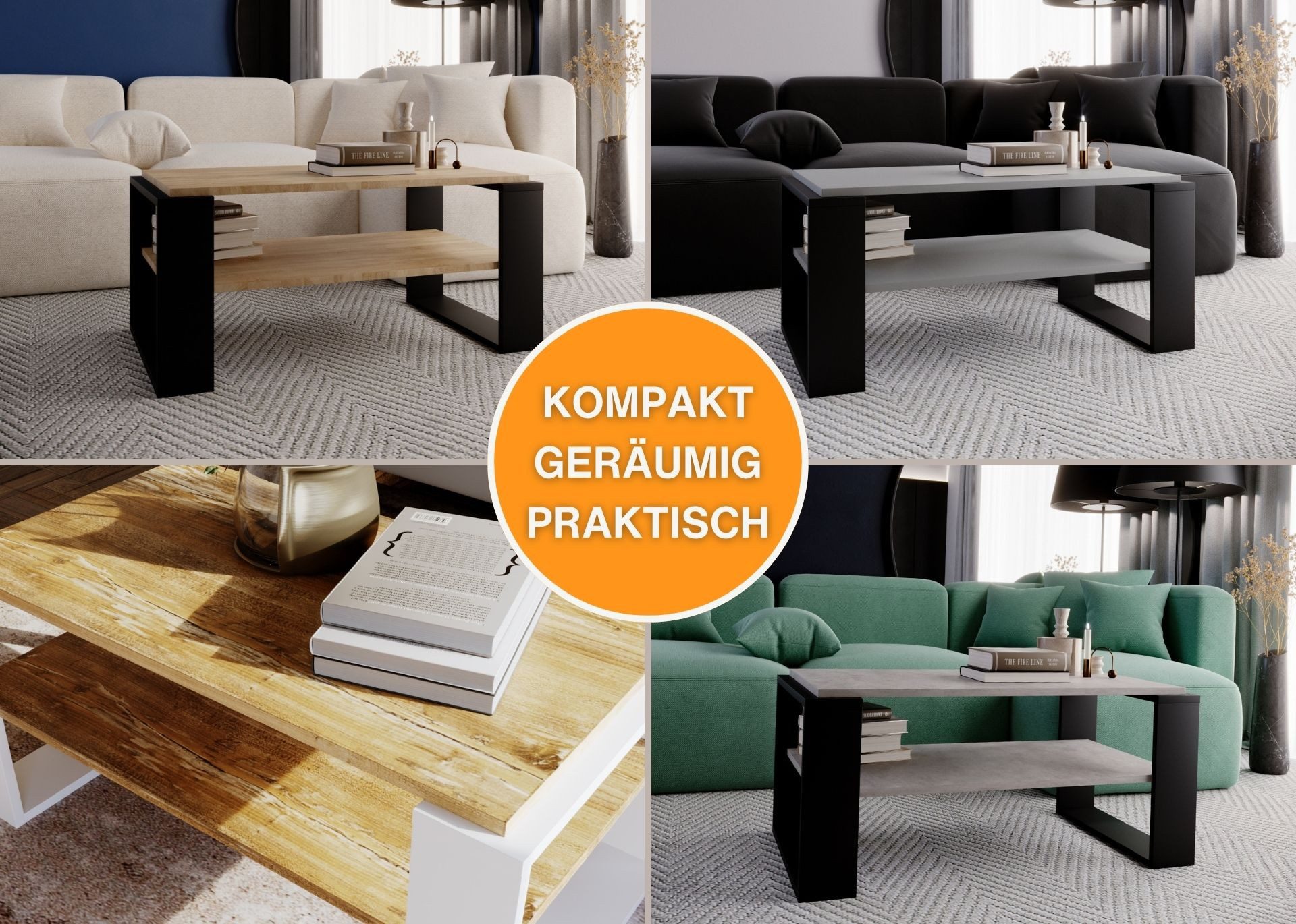 Raumhirsch Furniture Couchtisch Kaja96 modern & günstig online kaufen