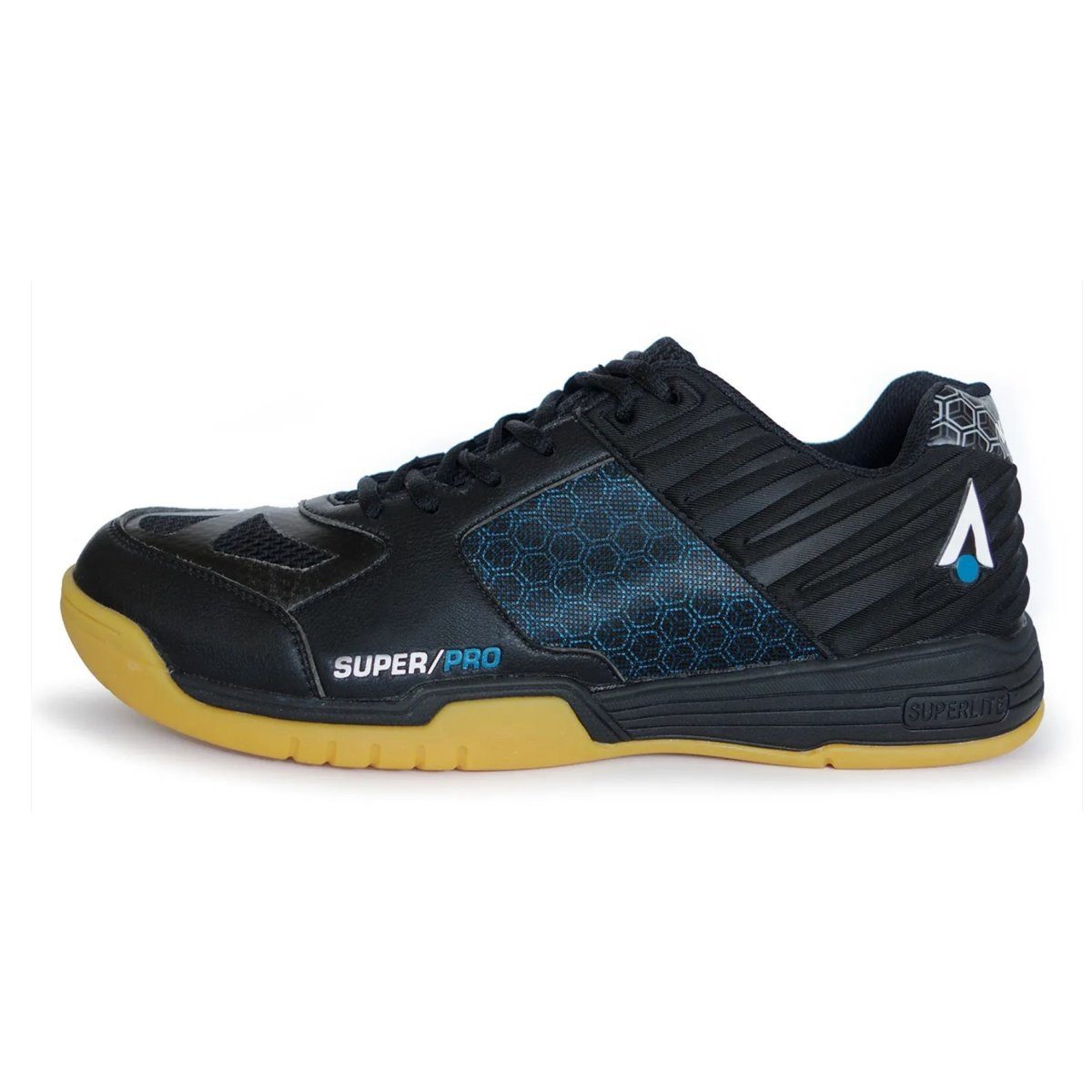 Super-Pro Court schwarz/blau Herren Badmintonschuh