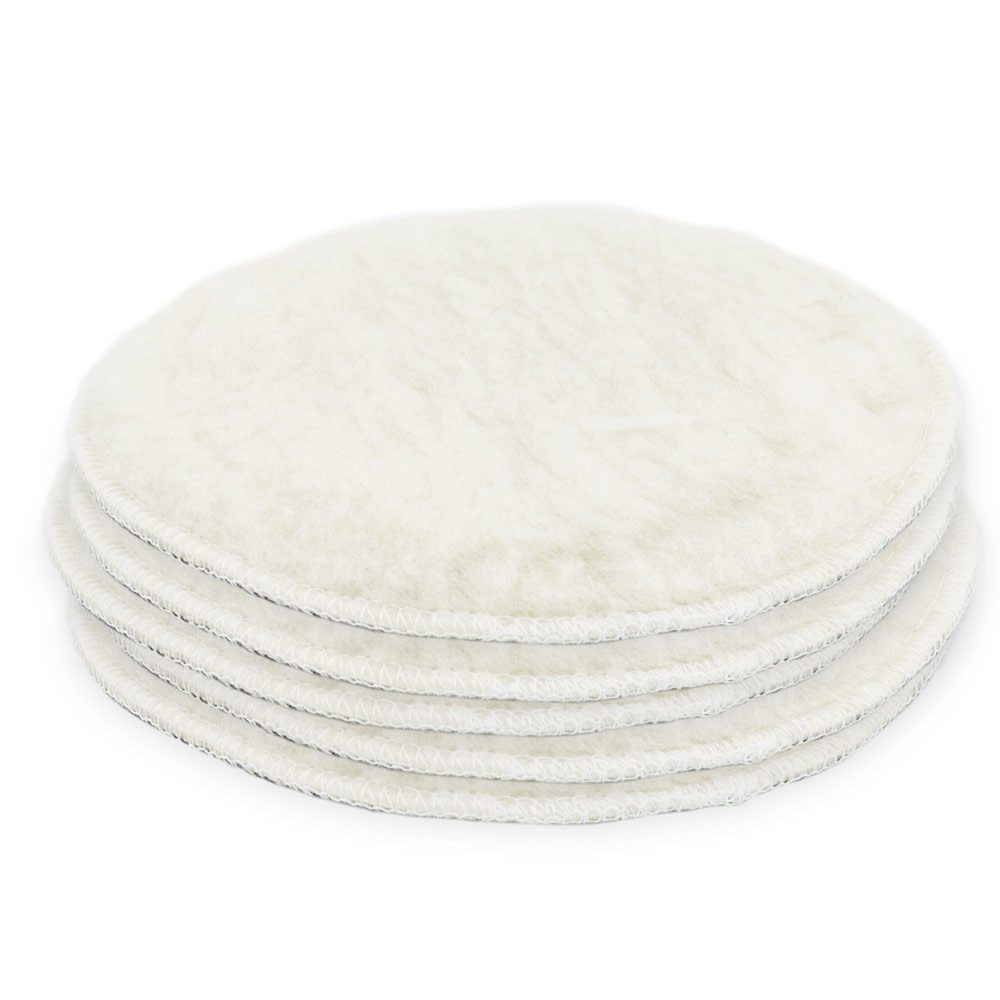 Bituxx Polierpad SPARSET Polierzubehör: 5x 150mm Wollpad
