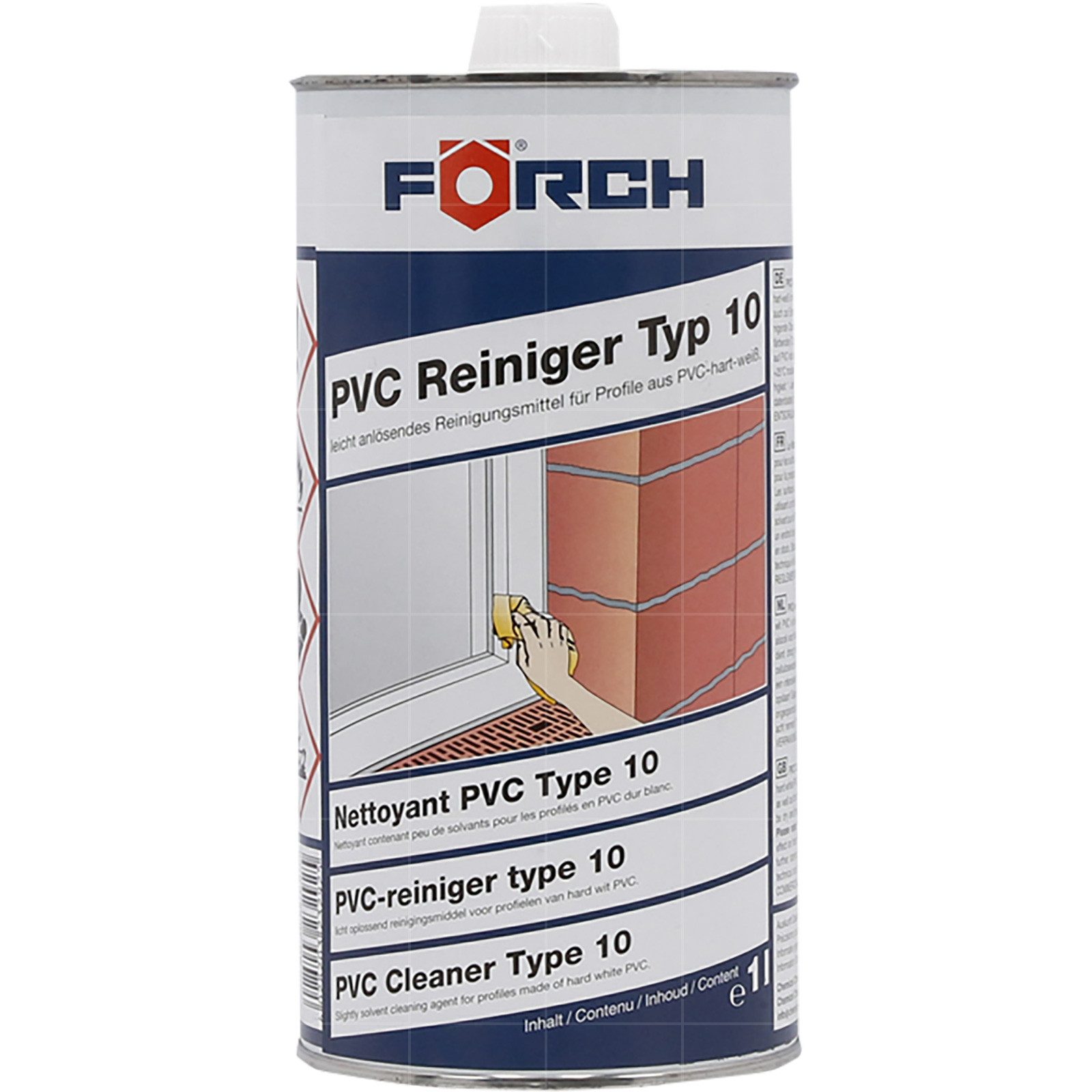 FÖRCH PVC Reiniger Typ 10 - 1 Ltr Kunststoffreiniger