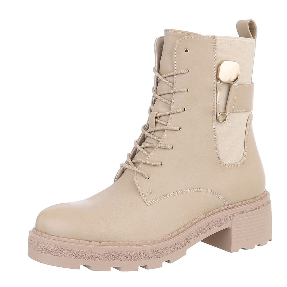 Ital-Design Damen Schnürschuhe Freizeit Schnürstiefelette (87531917) Blocka günstig online kaufen