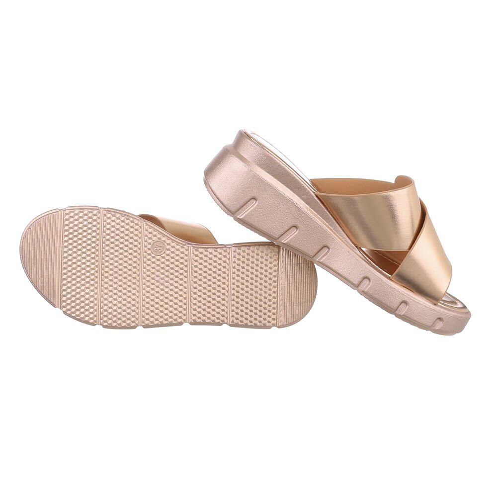 Ital-Design Damen Mules Freizeit Plateausandaletten (85698050) günstig online kaufen