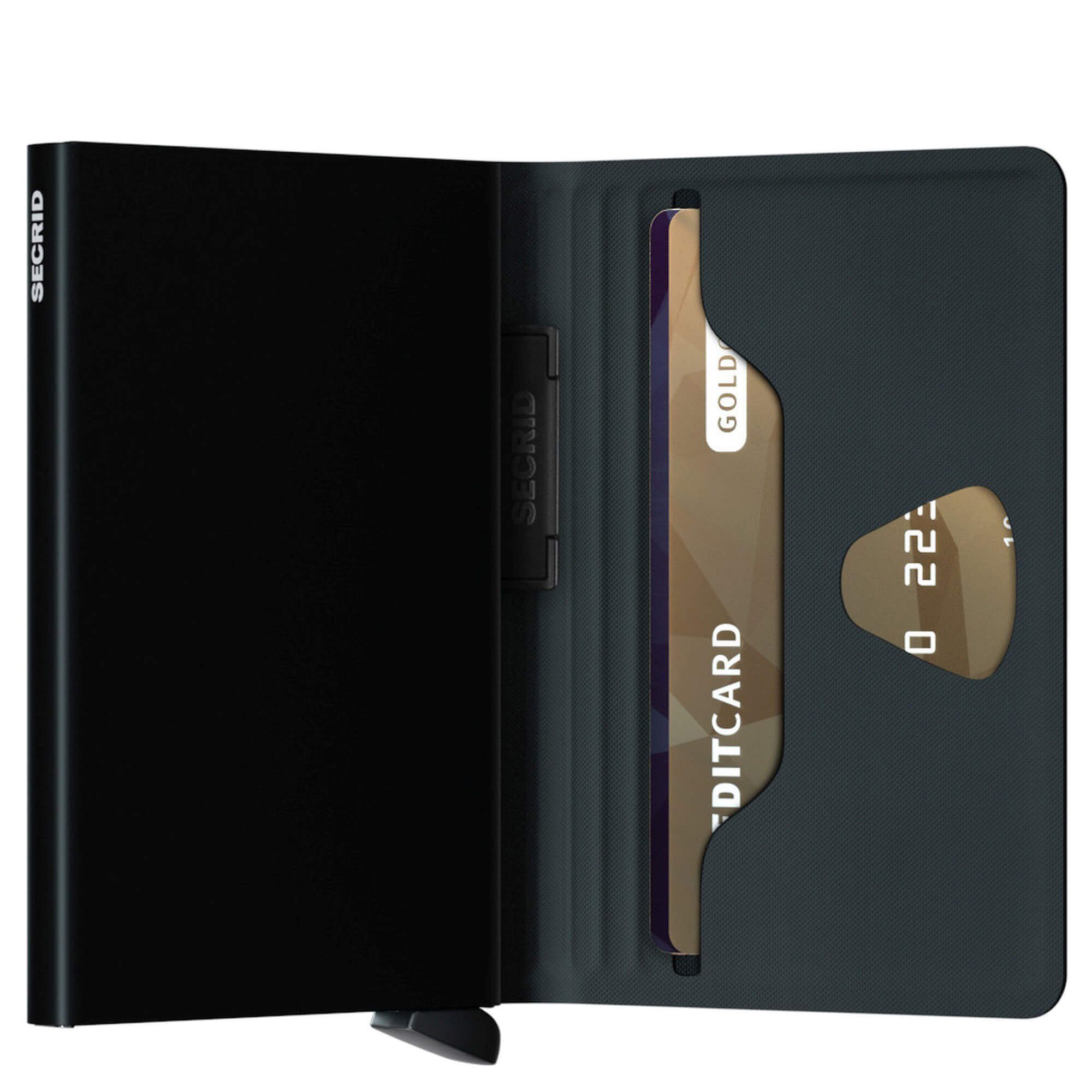 SECRID Geldbörse TPU Bandwallet - Geldbörse 10 cm RFID 4cc black (1-tlg)