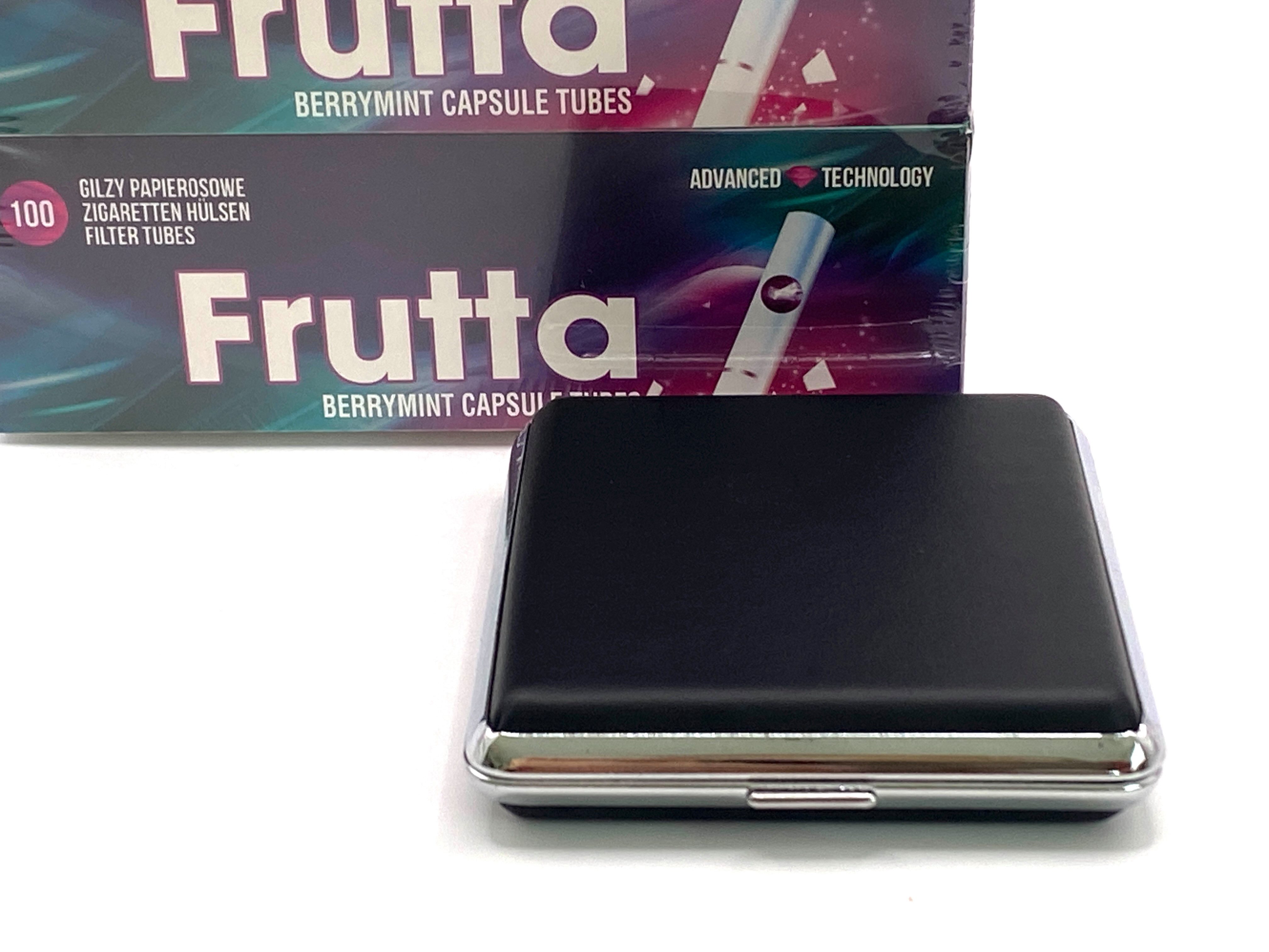 meytrade Aktivkohlefilter Frutta Berry Mint Click 500 Filterhülsen mit Geschmack + Etui
