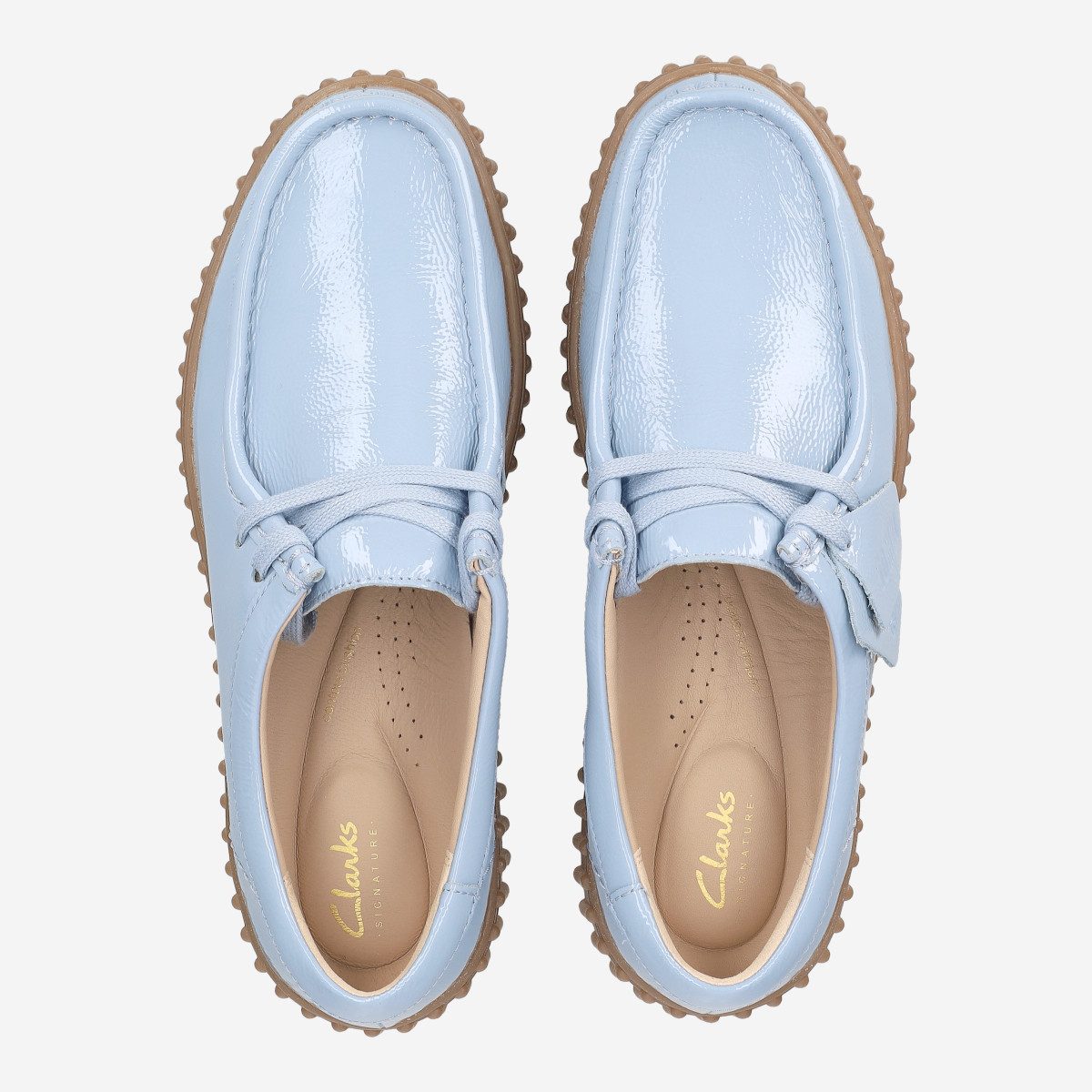 Clarks Clarks Torhill Bee 26186669 4, Schnürschuhe, Blau, hell, Damen Schnürschuh