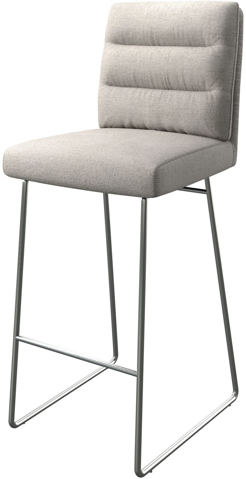 DELIFE Barhocker Pela-Flex, Kufengestell Edelstahl Stripes günstig online kaufen