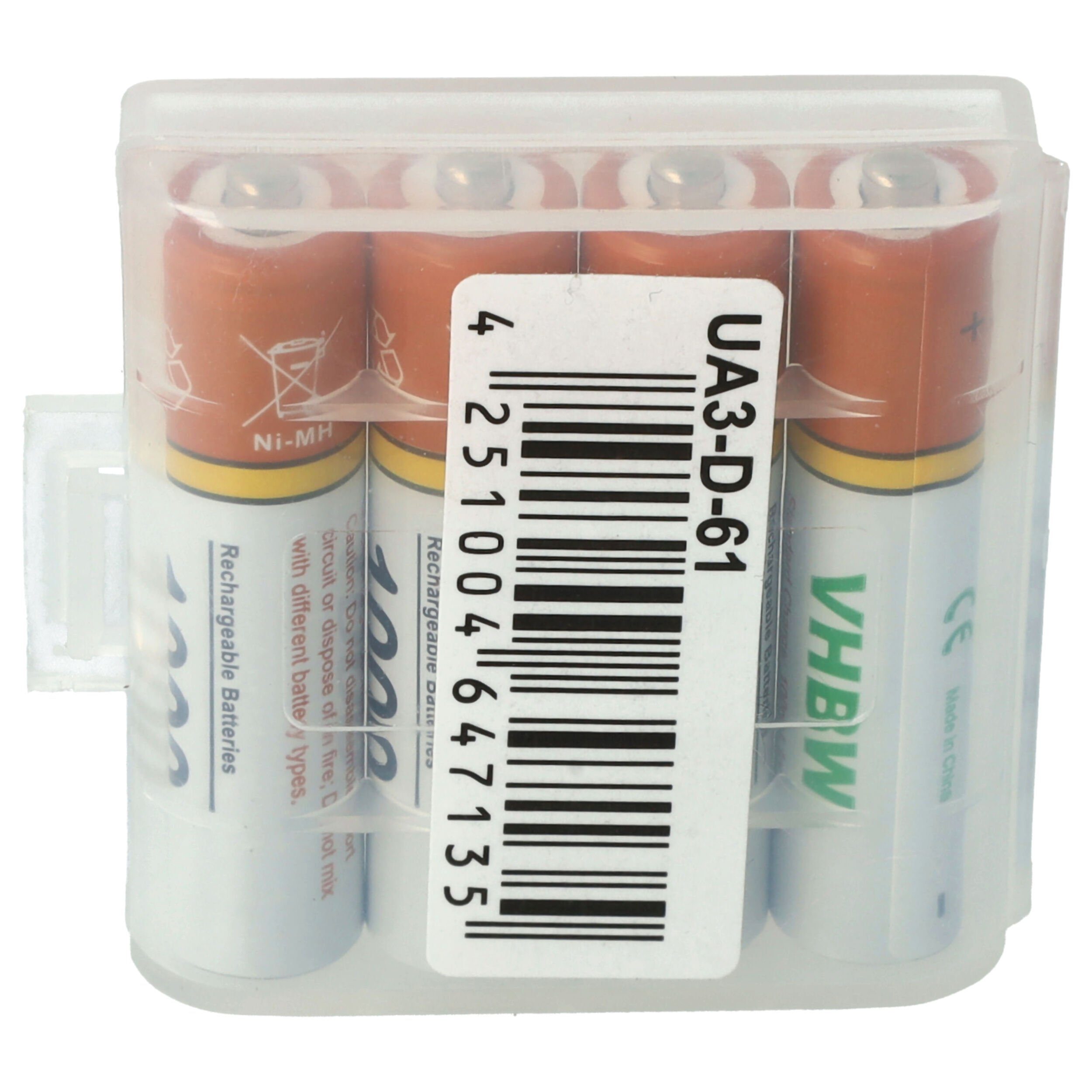 NiMH V) mit kompatibel W52P Akku (1,2 Yealink 1000 mAh vhbw