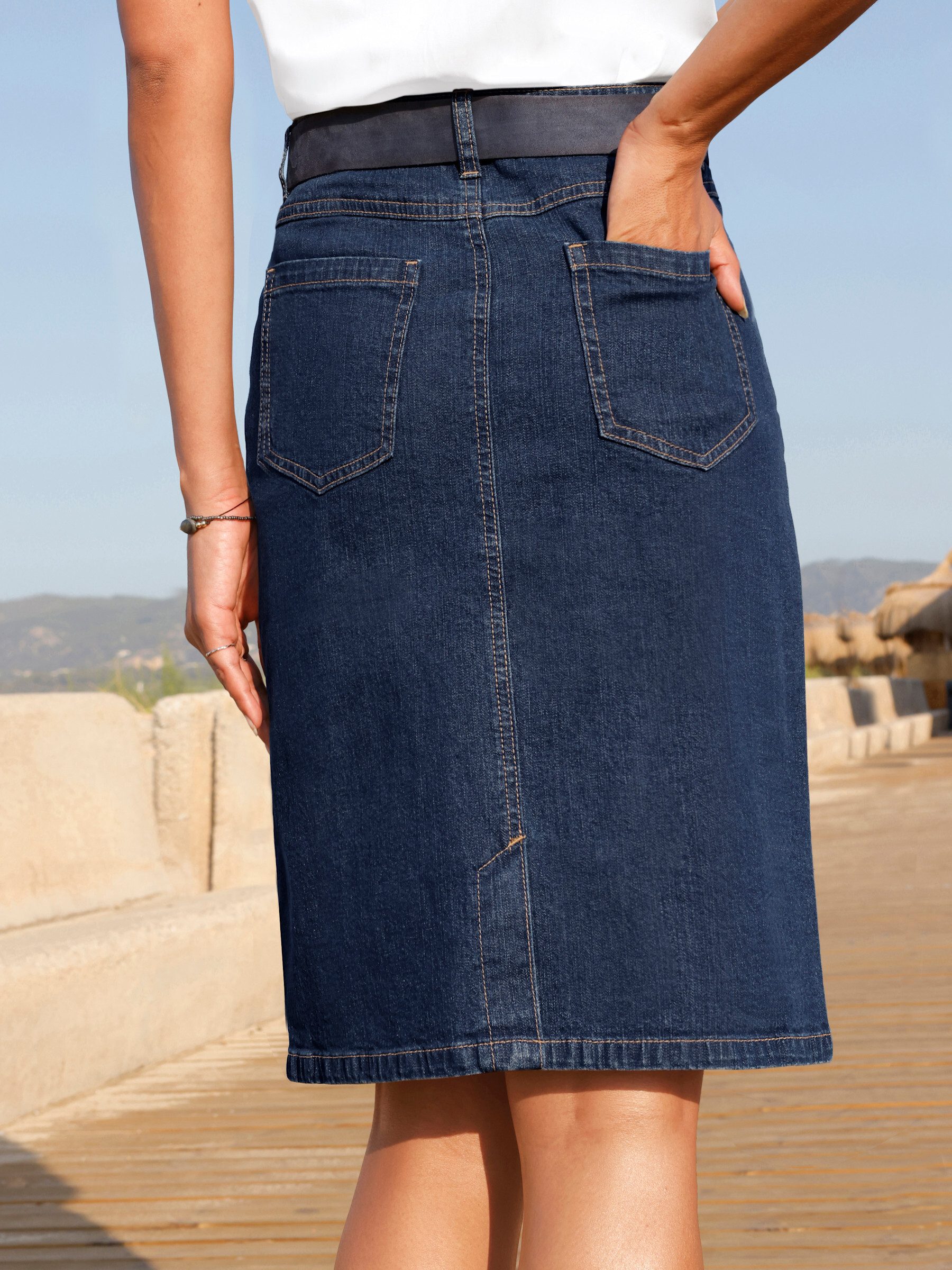Witt A-Linien-Rock Jeans-Rock