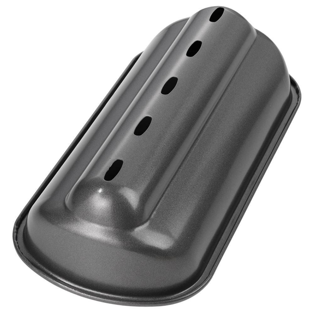 Birkmann Hackbällchenform Birkmann Stollenbackhaube 30 cm Schwarz pflegeleicht Handreinigung, (Stollenbackhaube)