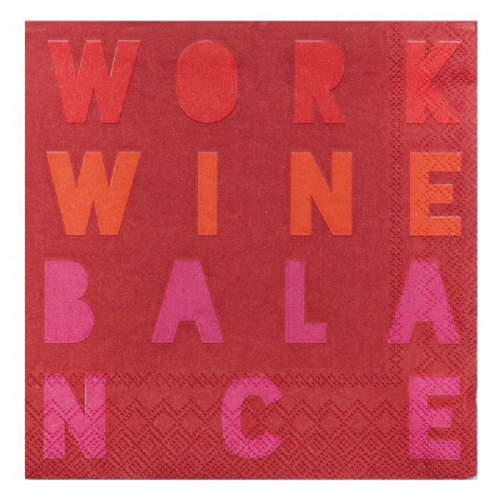 Räder Салфеткиhalter Design Cocktailserviette Work Wine Balance (20-teilig)