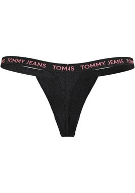 Tommy Hilfiger Underwear String 3P STRING THONG (Packung, 3er) mit Tommy HiIlfiger Logo-Elastikbund