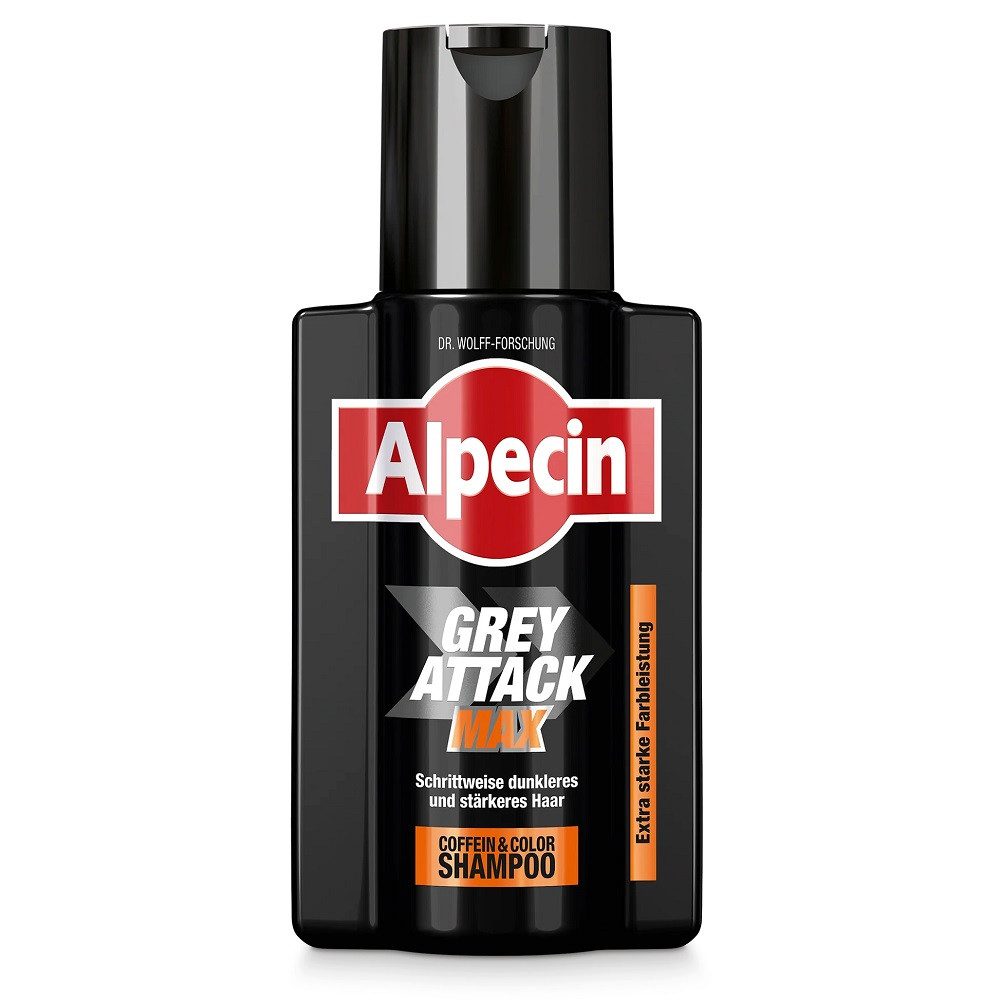 Alpecin Haartonikum Alpecin Grey Attack MAX Coffein & Color Shampoo 200 ml
