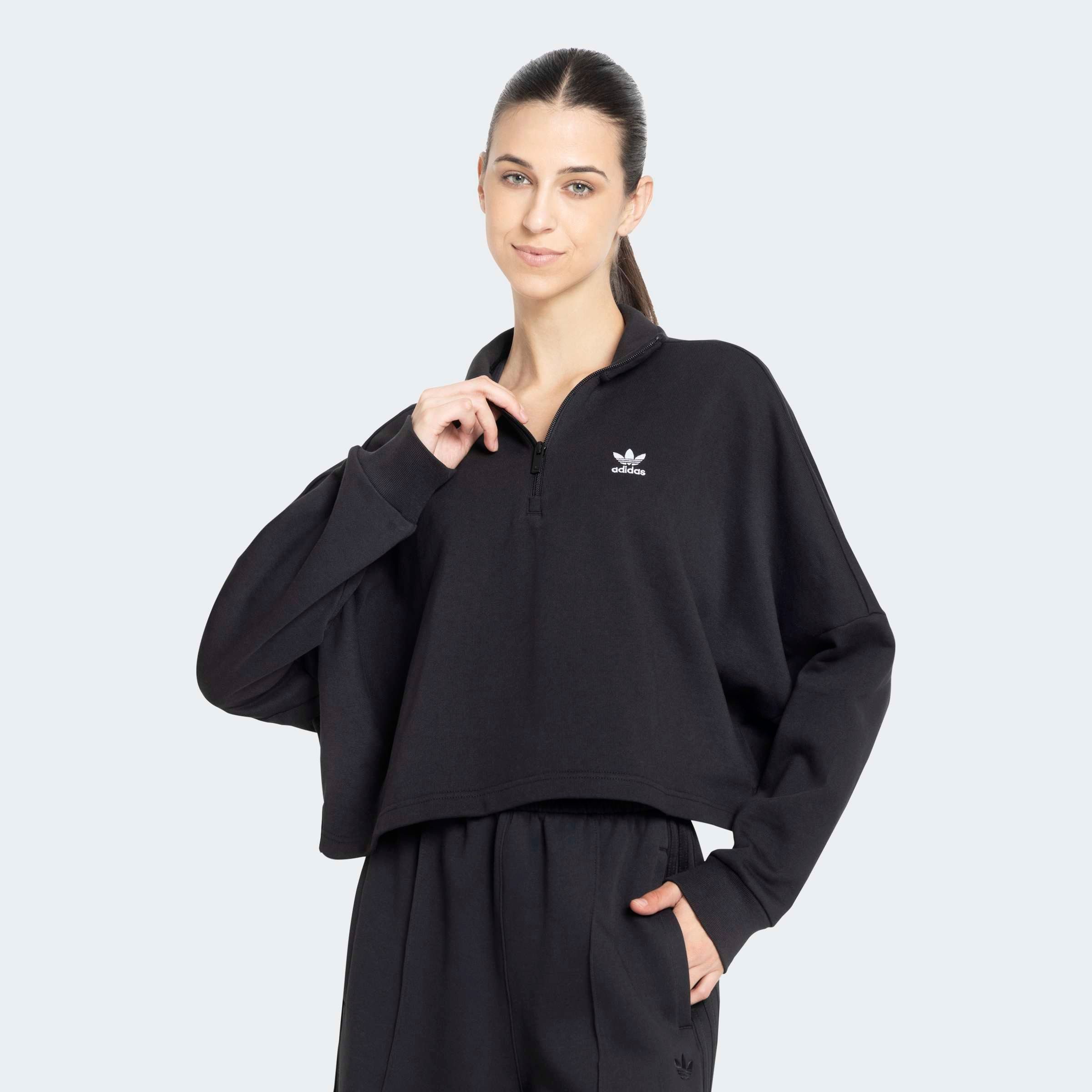adidas Originals Sweatshirt ESSENTIALS FRENCH TERRY 1/2 ZIP