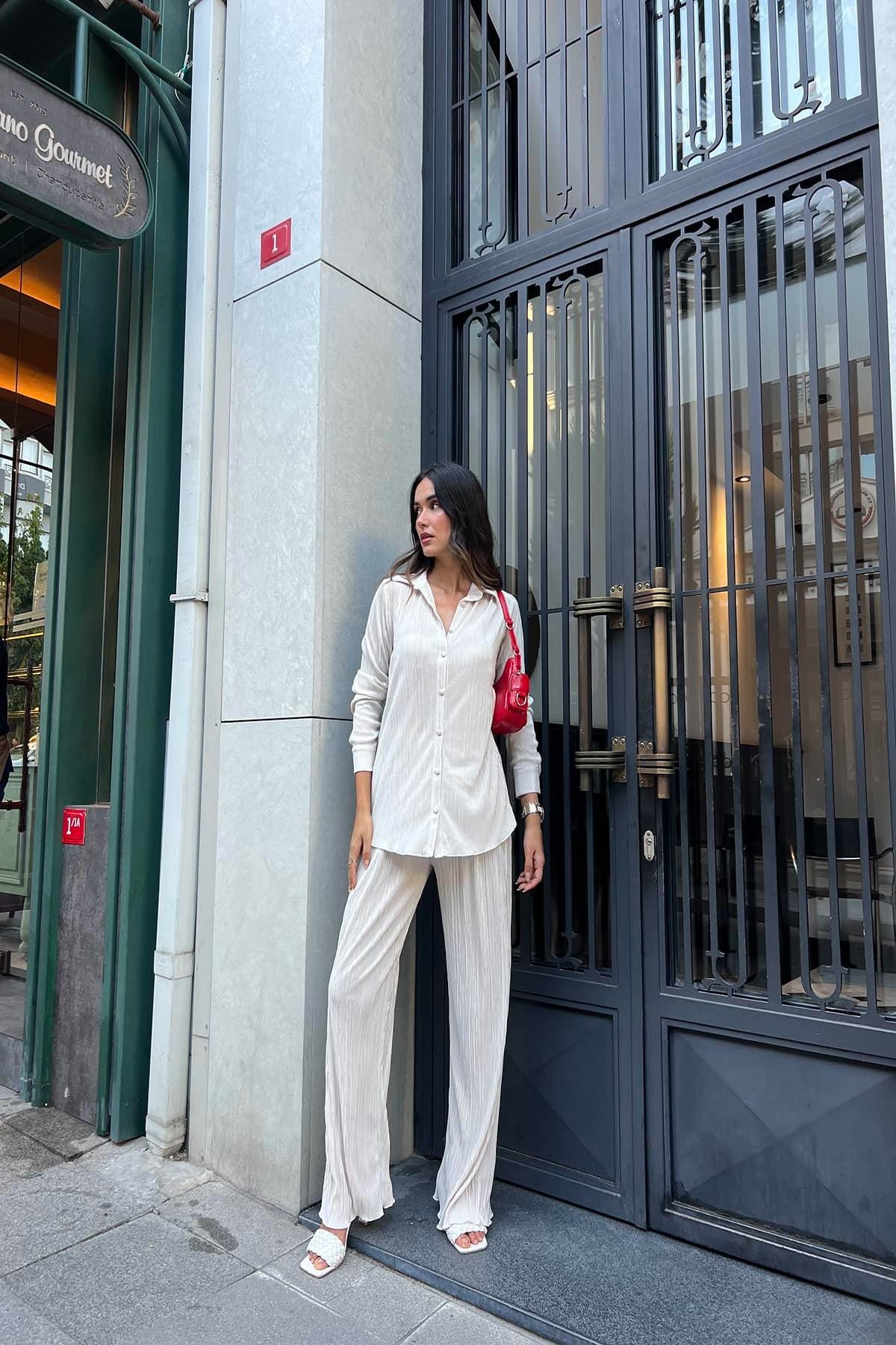 For You Moda Hosenanzug 2-teiliges Set mit Steinverzierung günstig online kaufen