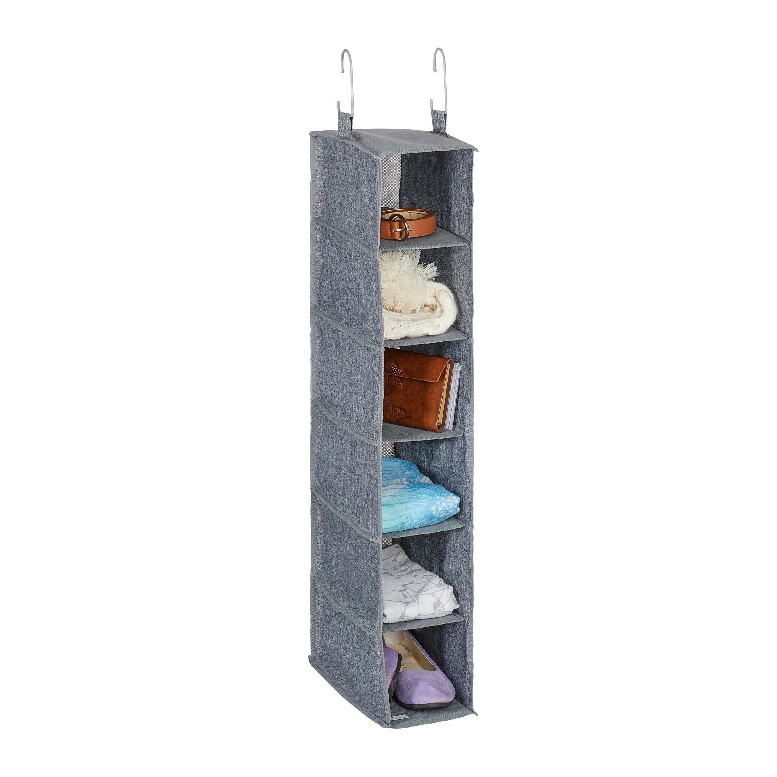 relaxdays Hängeaufbewahrung Kleiderschrank Hängeregal mit 6 günstig online kaufen