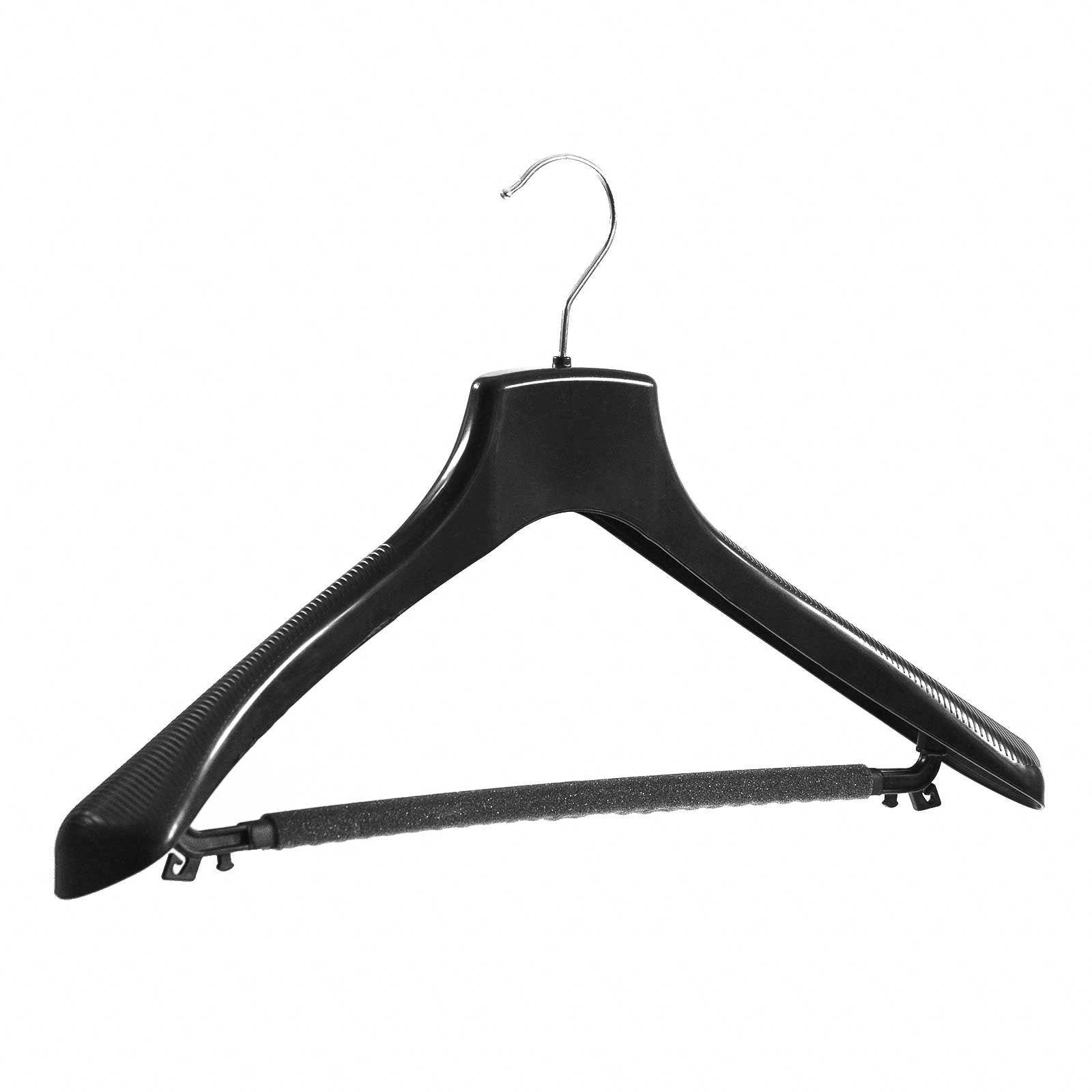 Variante Anzugbügel, schwarz*W-64 maDDma 4 5 Kleiderbügel C2 Kunststoff Kleiderbügel Wäschebügel