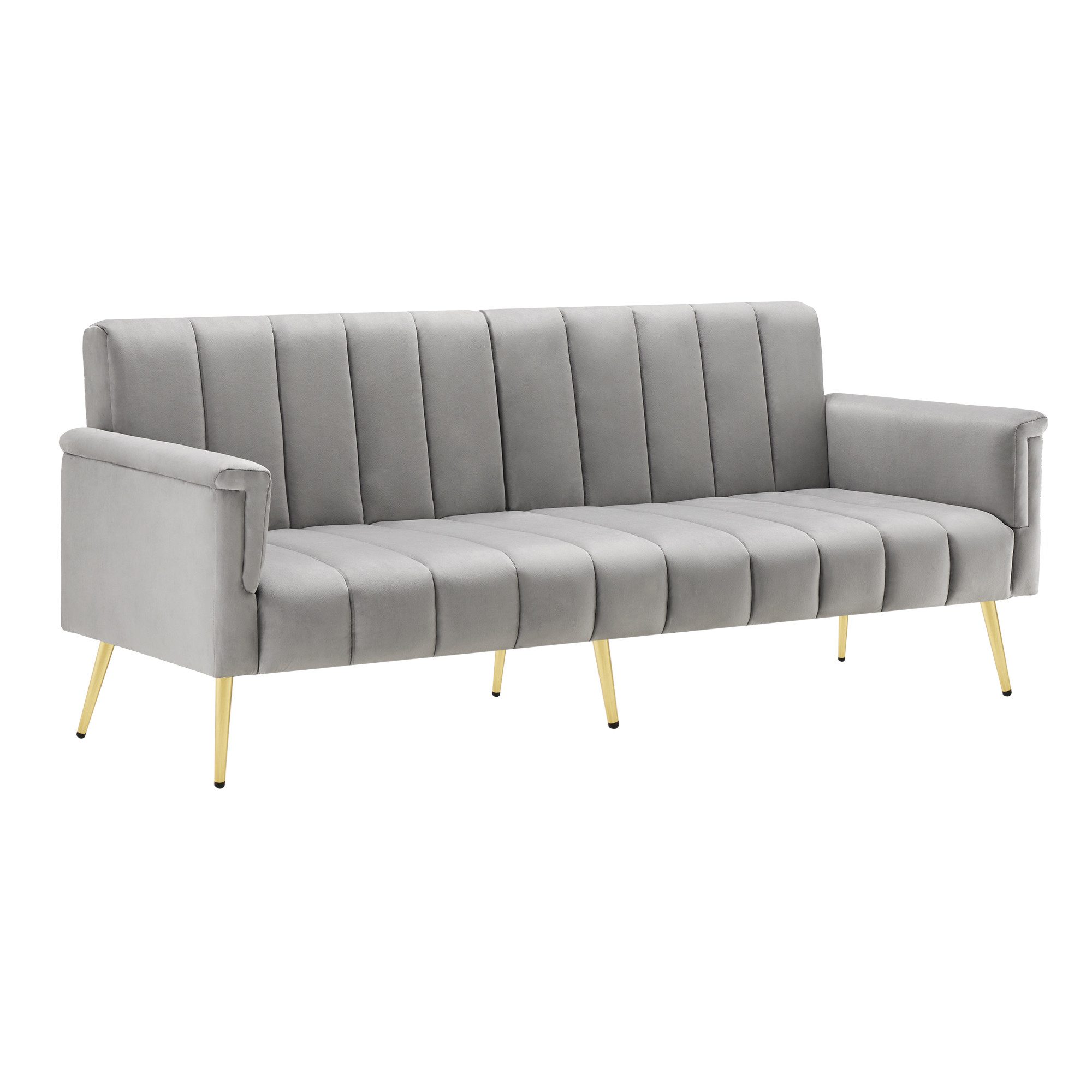 Schlafsofa Sofa Gepolstertes Schlafsofa mit Hilfsfüßen und Klappfunktion