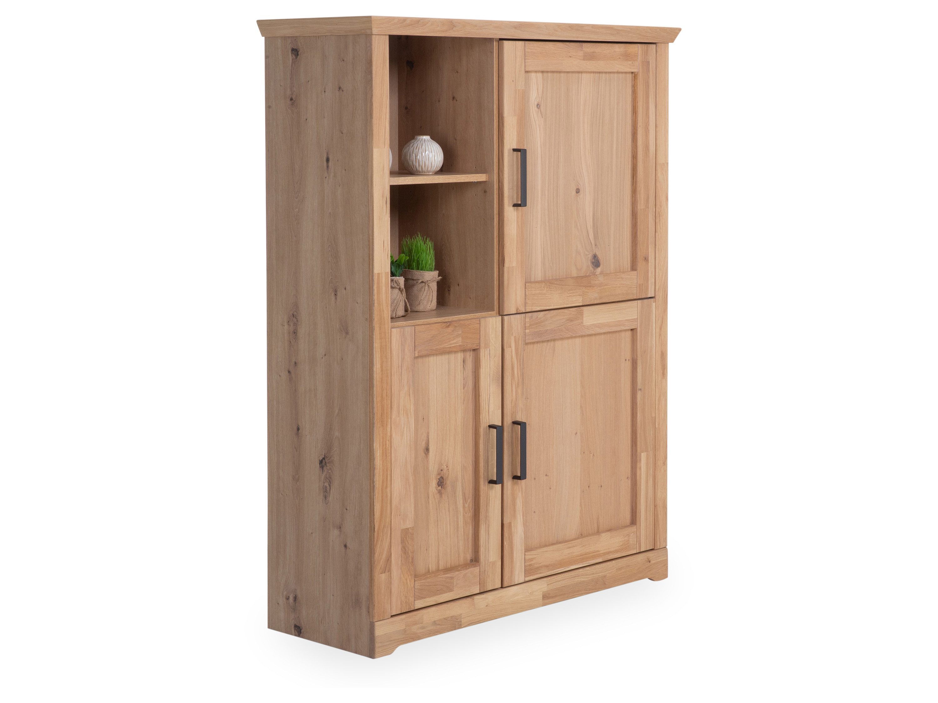 HARPER Highboard Highboard HARPER ITHACA BHT 105x140x39 cm braun Hochkommode