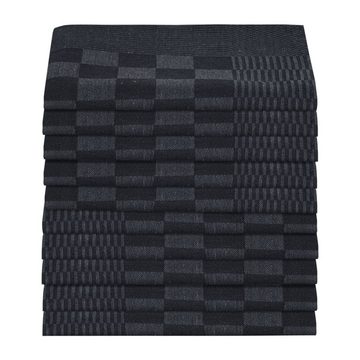 vidaXL Handtuch Geschirrtücher 20 Stk Schwarz und Grau 50x70 cm Baumwolle