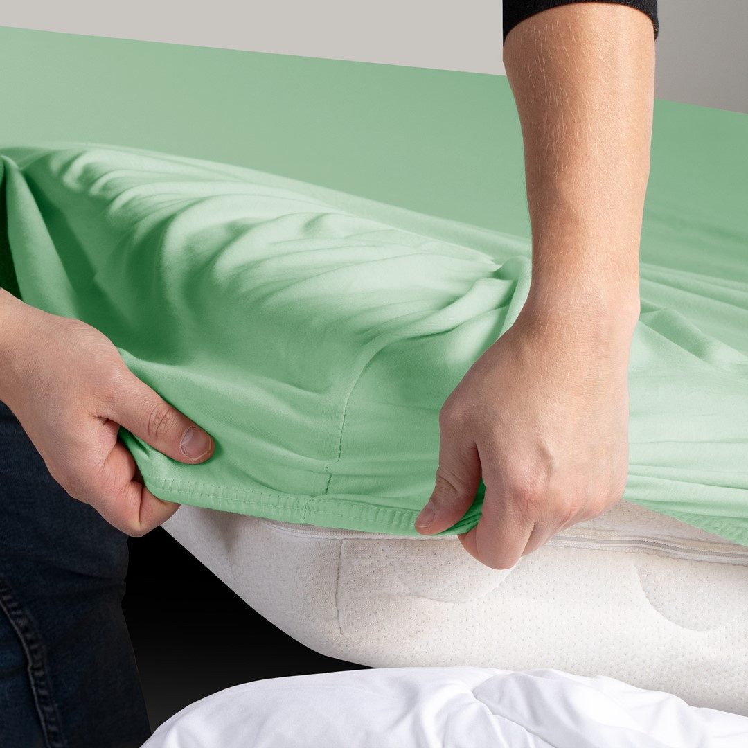 texpot Bettlaken Spannbetttuch Boxspringbett Jerseylaken, Gummizug: günstig online kaufen