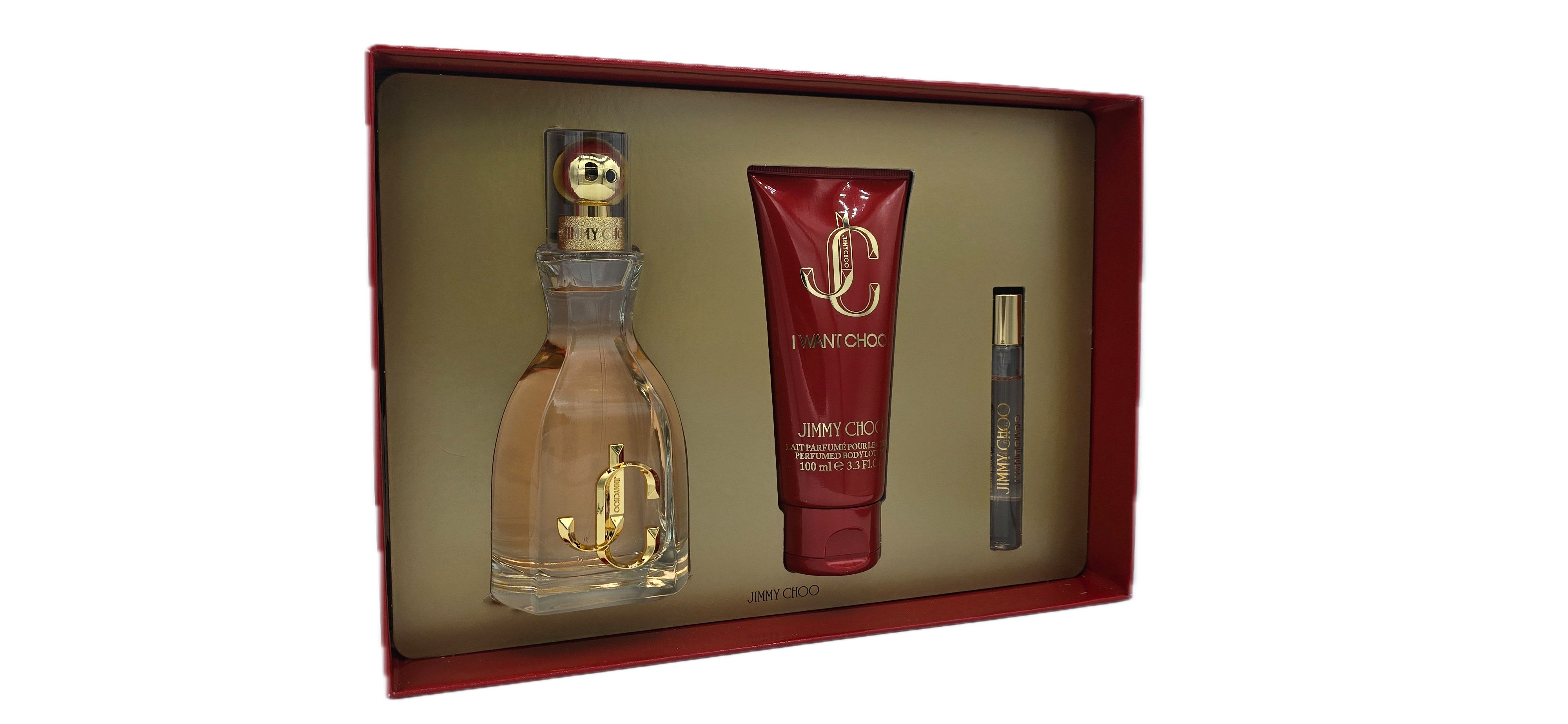 JIMMY CHOO Парфюмы I Want Choo 100 ml Eau De Parfum & 7,5 ml EDP & Bodylotion 100 ml SET