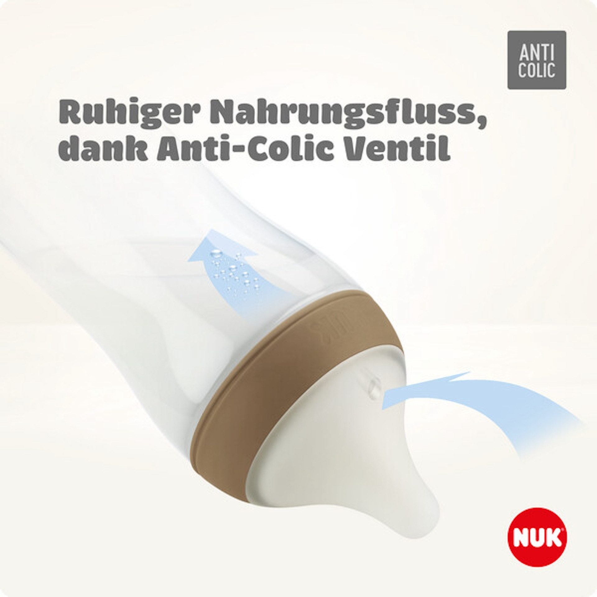 NUK Babyflasche NUK Perfect Match Babyflaschenset mit Schnuller 0+ Geschenkset